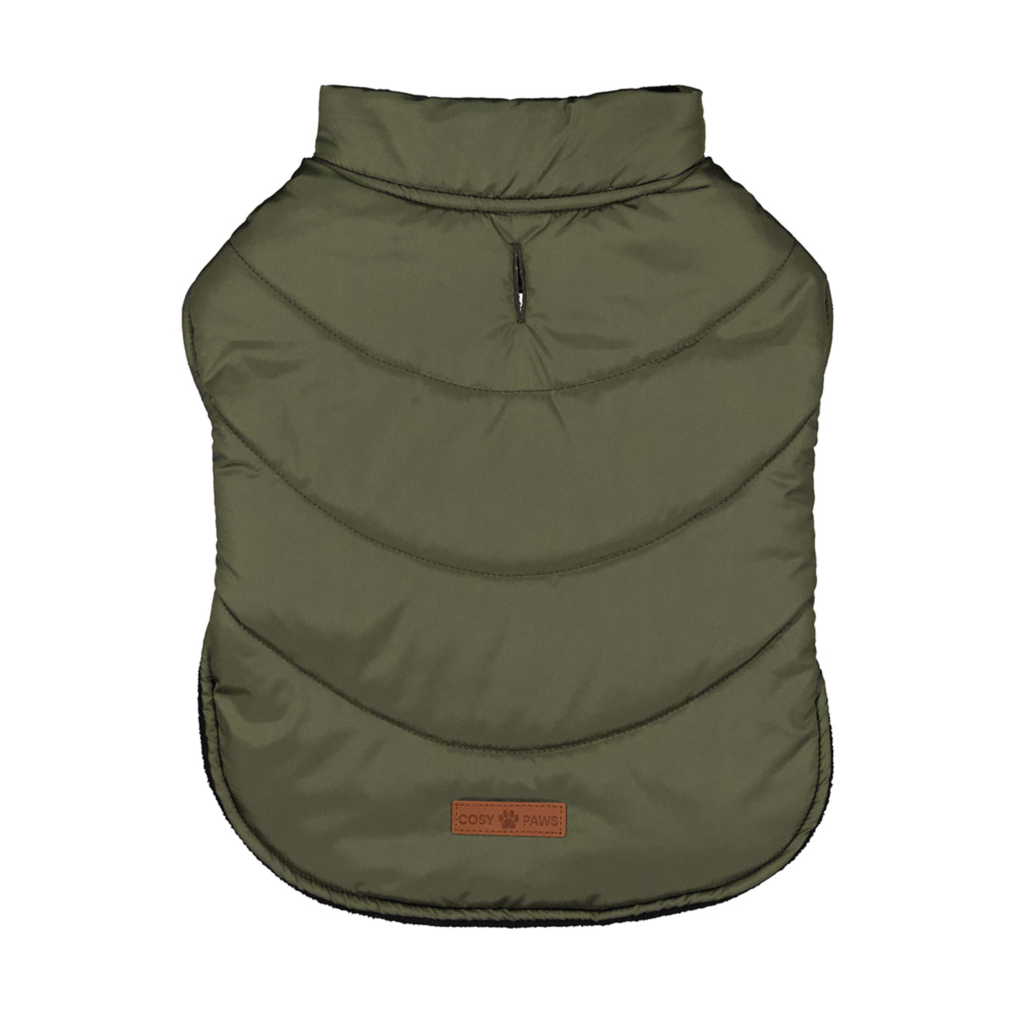 5 Pet Puffer Vest - Medium, Green, 5 of 10