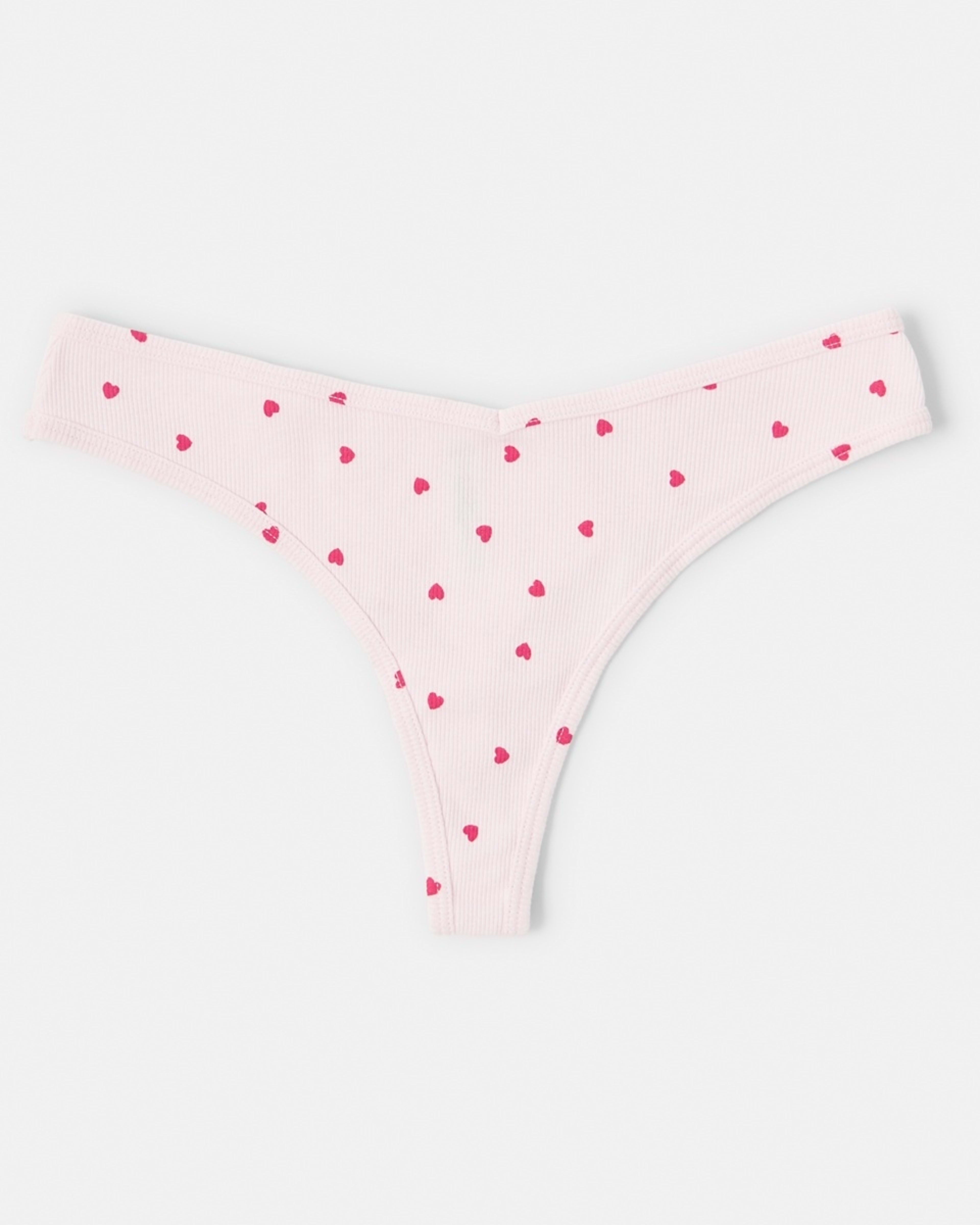4 Ribbed G-string Briefs MINI HEARTS BALLERINA, 4 of 6