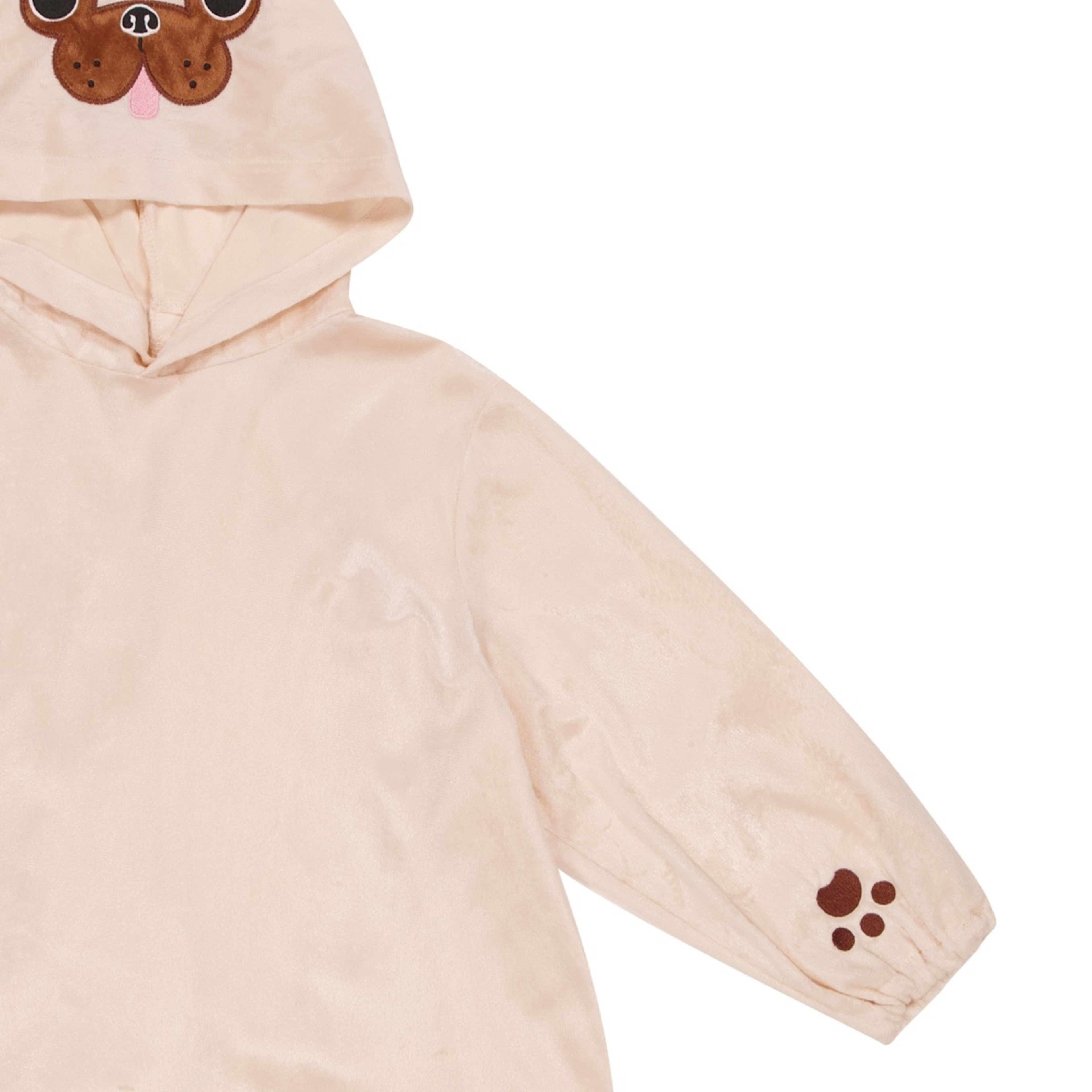 8 Pug Hood Pullover - Ages 4-6, 8 of 9
