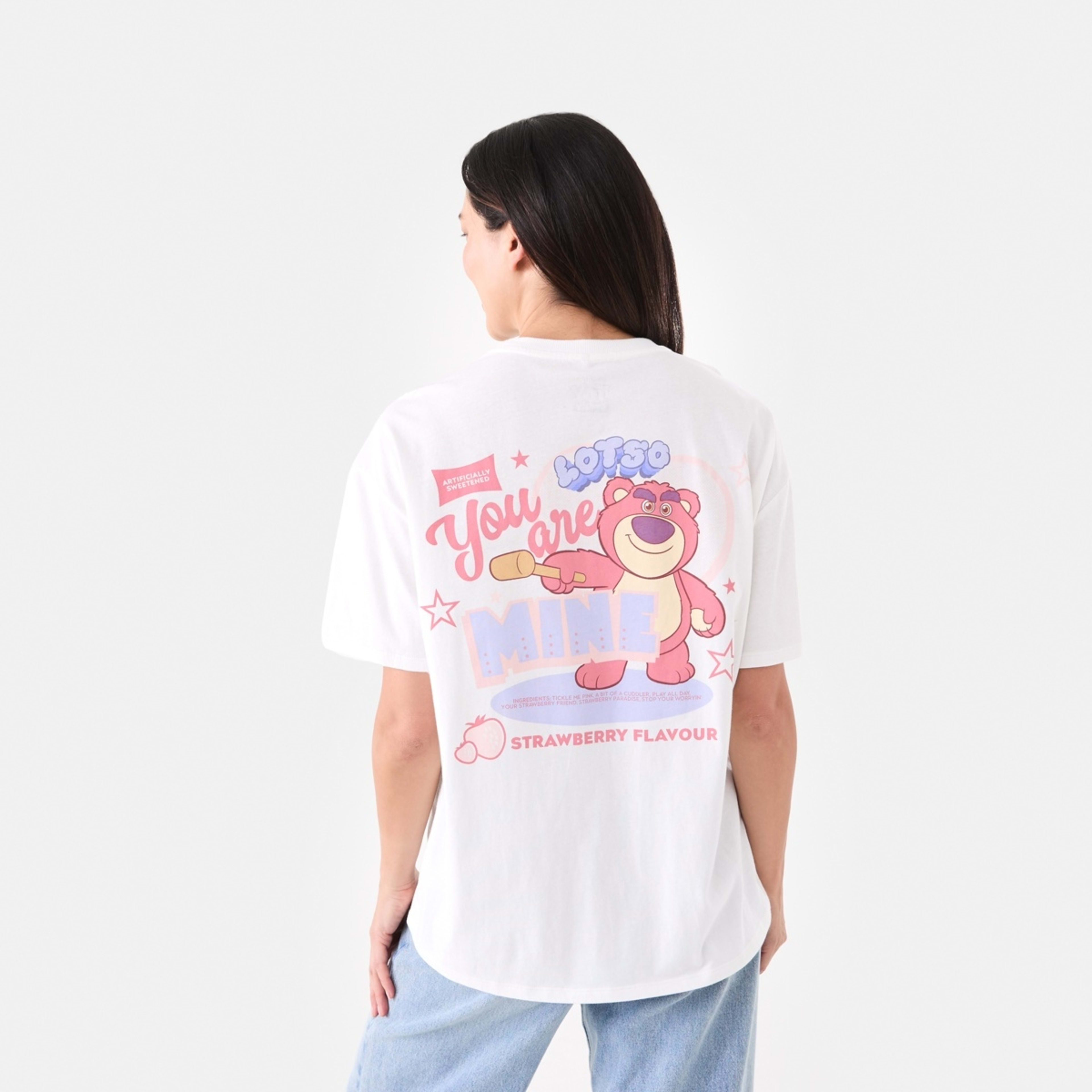 3 Short Sleeve Toy Story License T-shirt Lotso Bear, 3 of 6