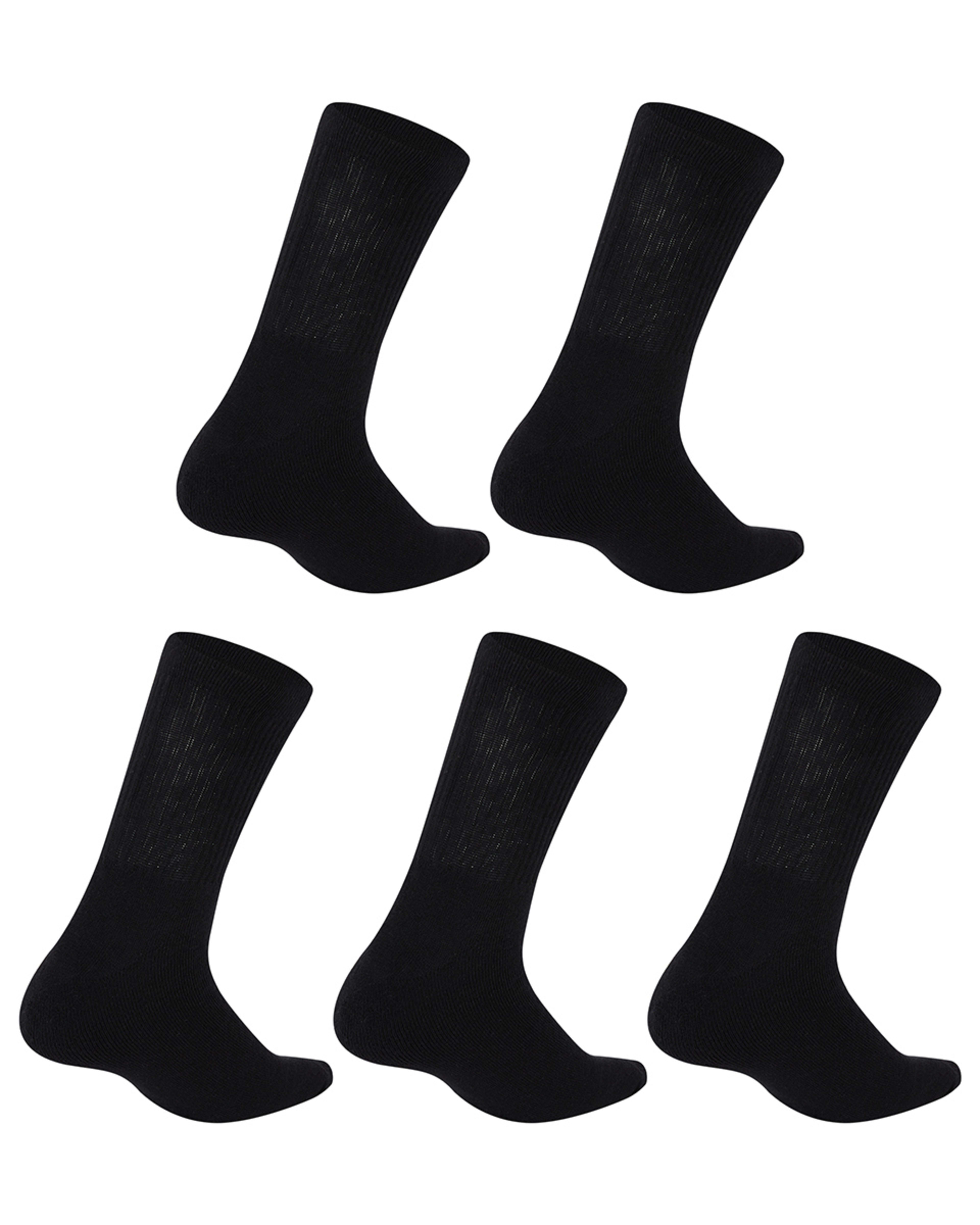 5 Pack Quarter Crew Sport Socks Kmart