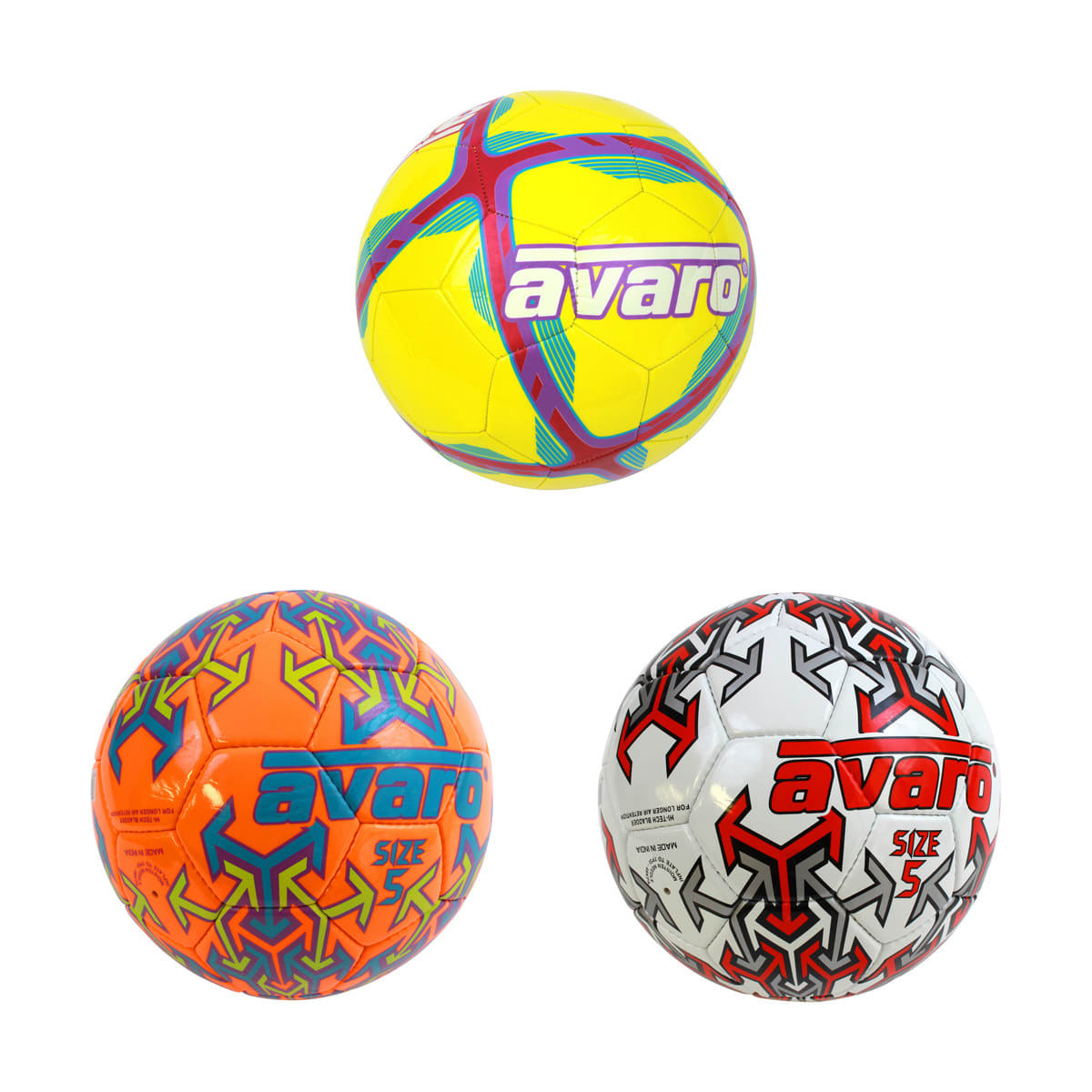 Avaro Soccer Ball Size 5, Assorted Kmart