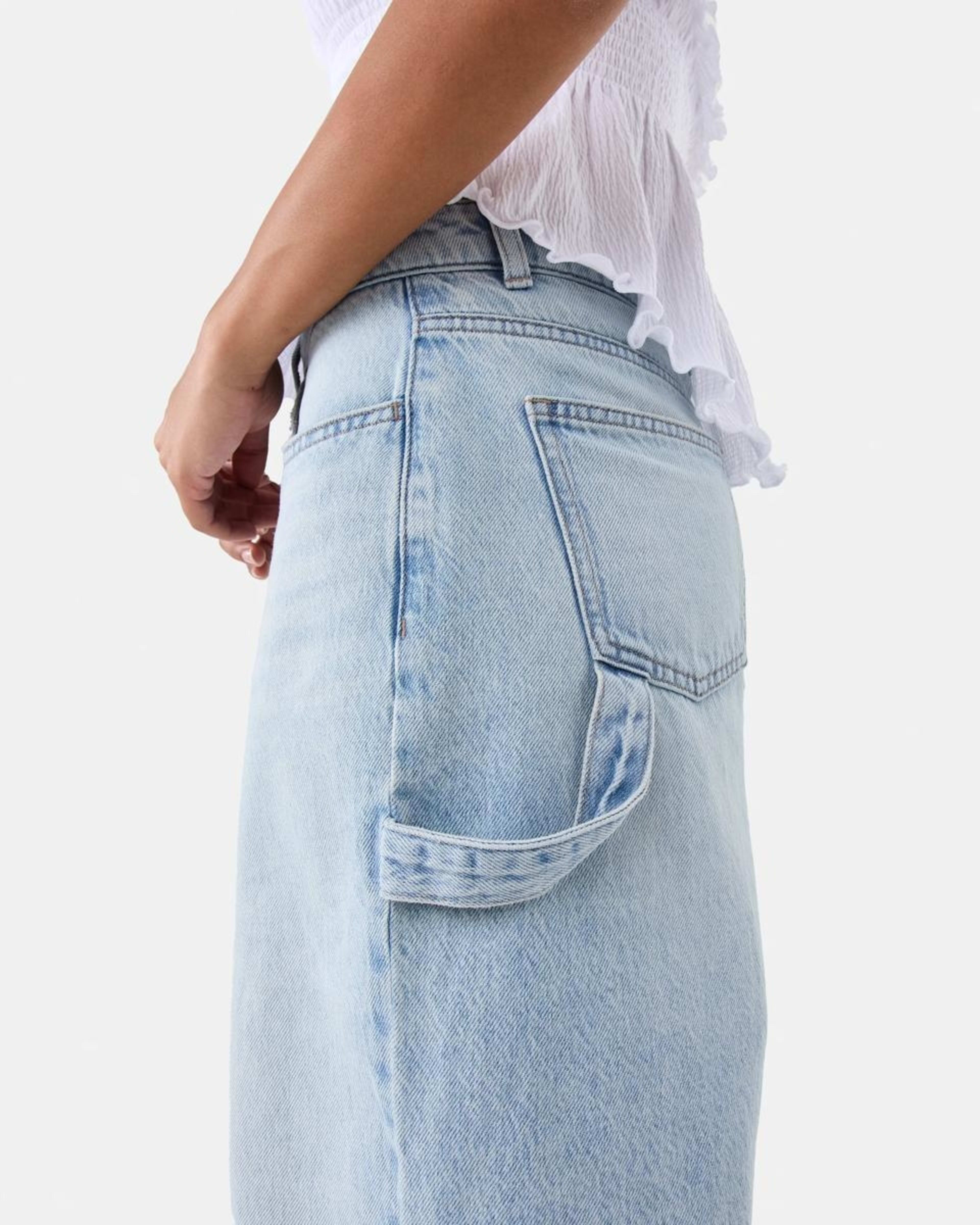 6 Carpenter Jorts Light Wash, 6 of 8