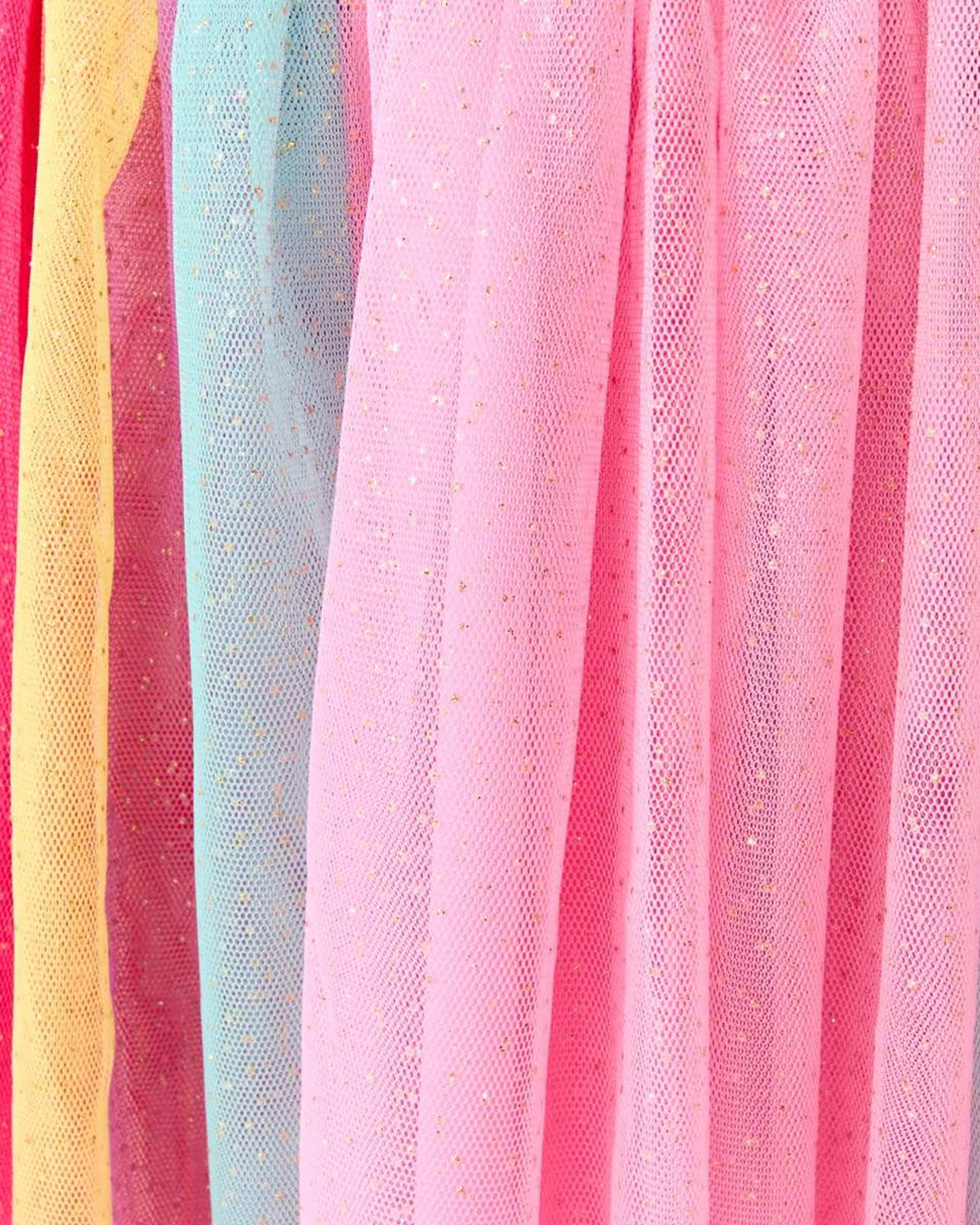 5 Short Sleeve Tutu Dress Pnk Unicrn, 5 of 9