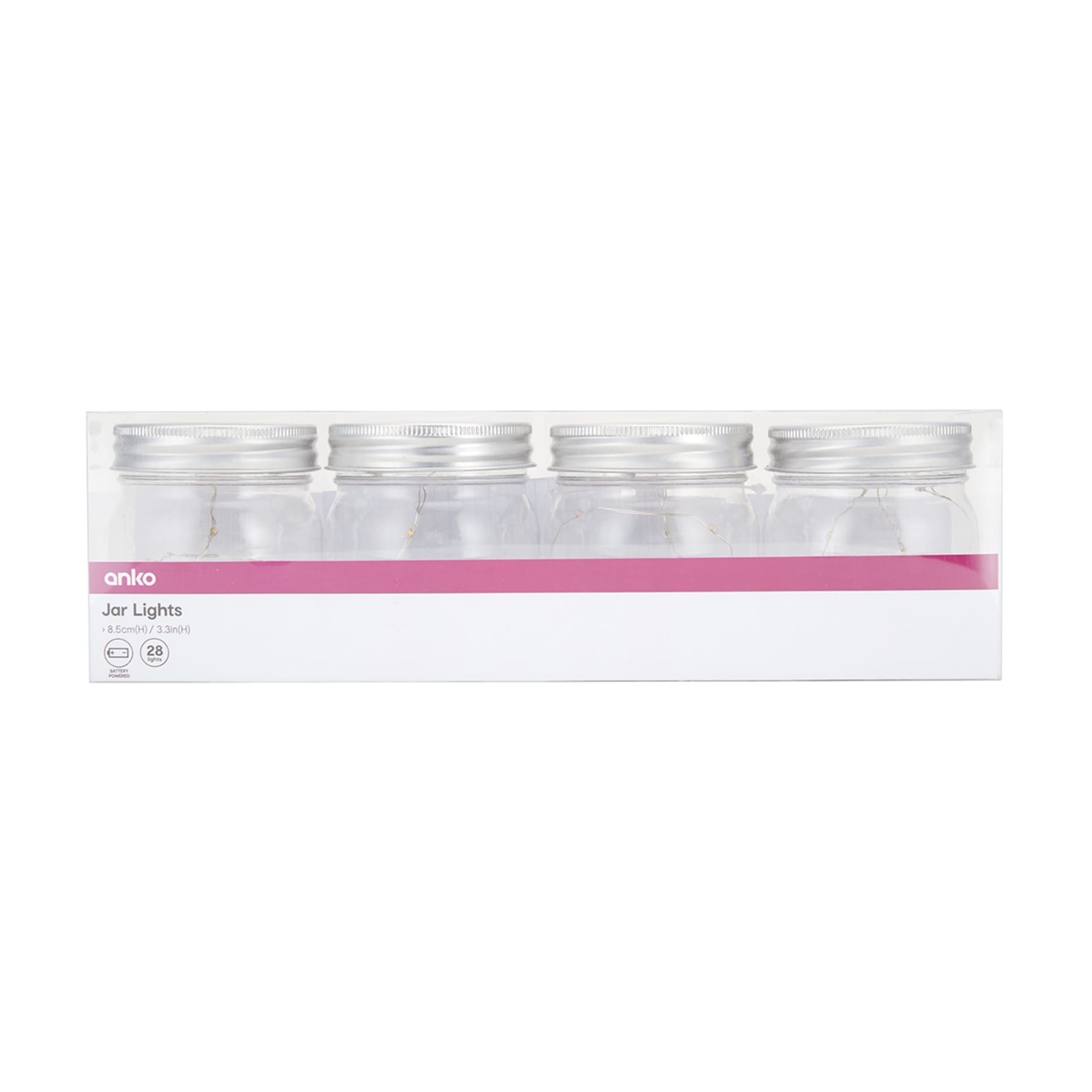 4 Pack Jar Lights Kmart