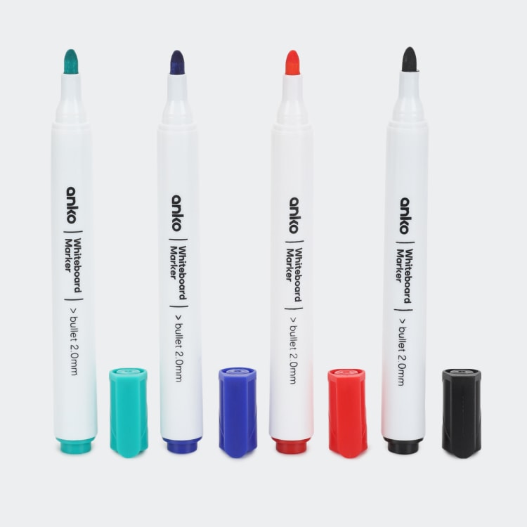 4 Pack Whiteboard Markers Kmart