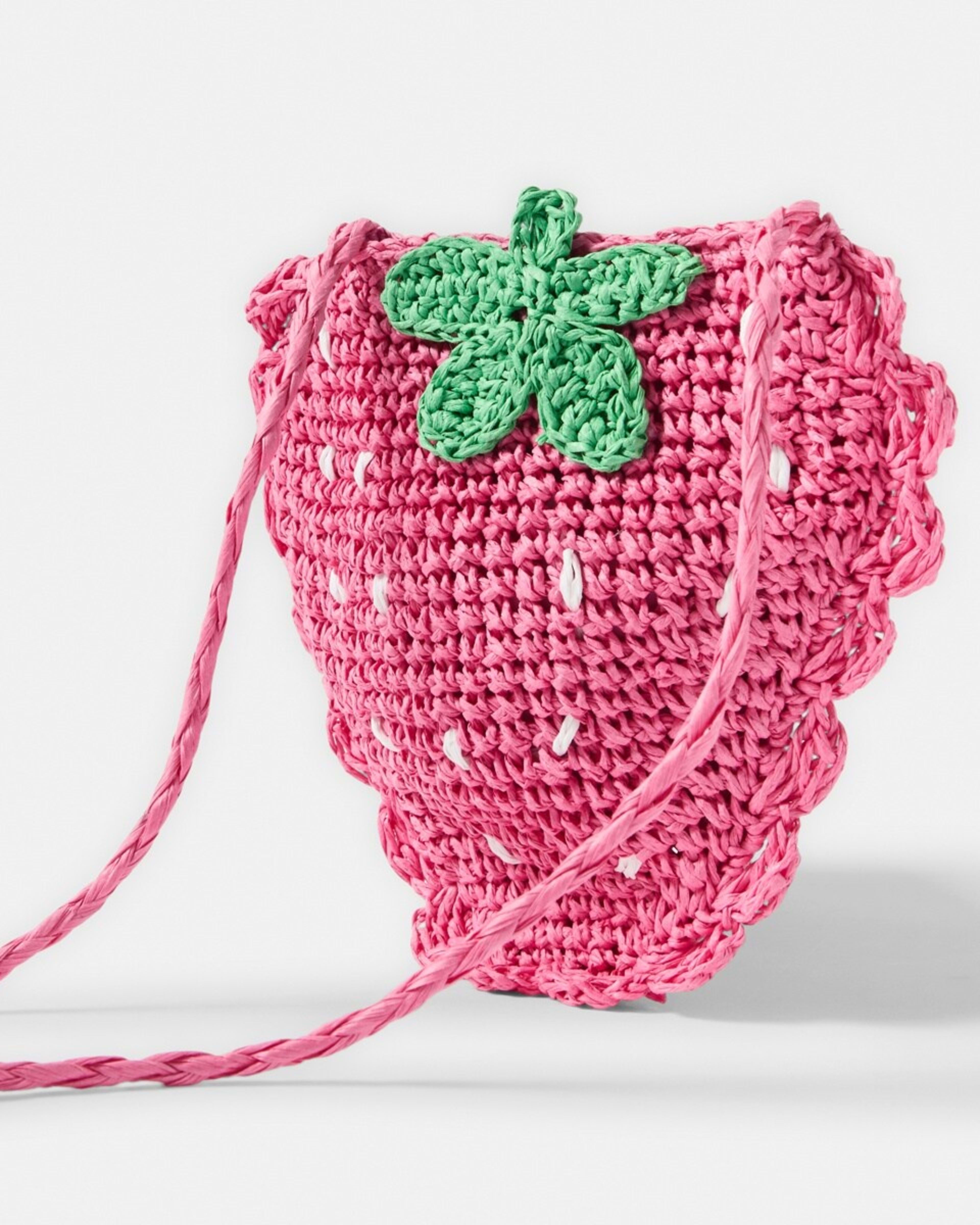 2 Mini Crossbody Bag STRAW STRAWBERRY, 2 of 4
