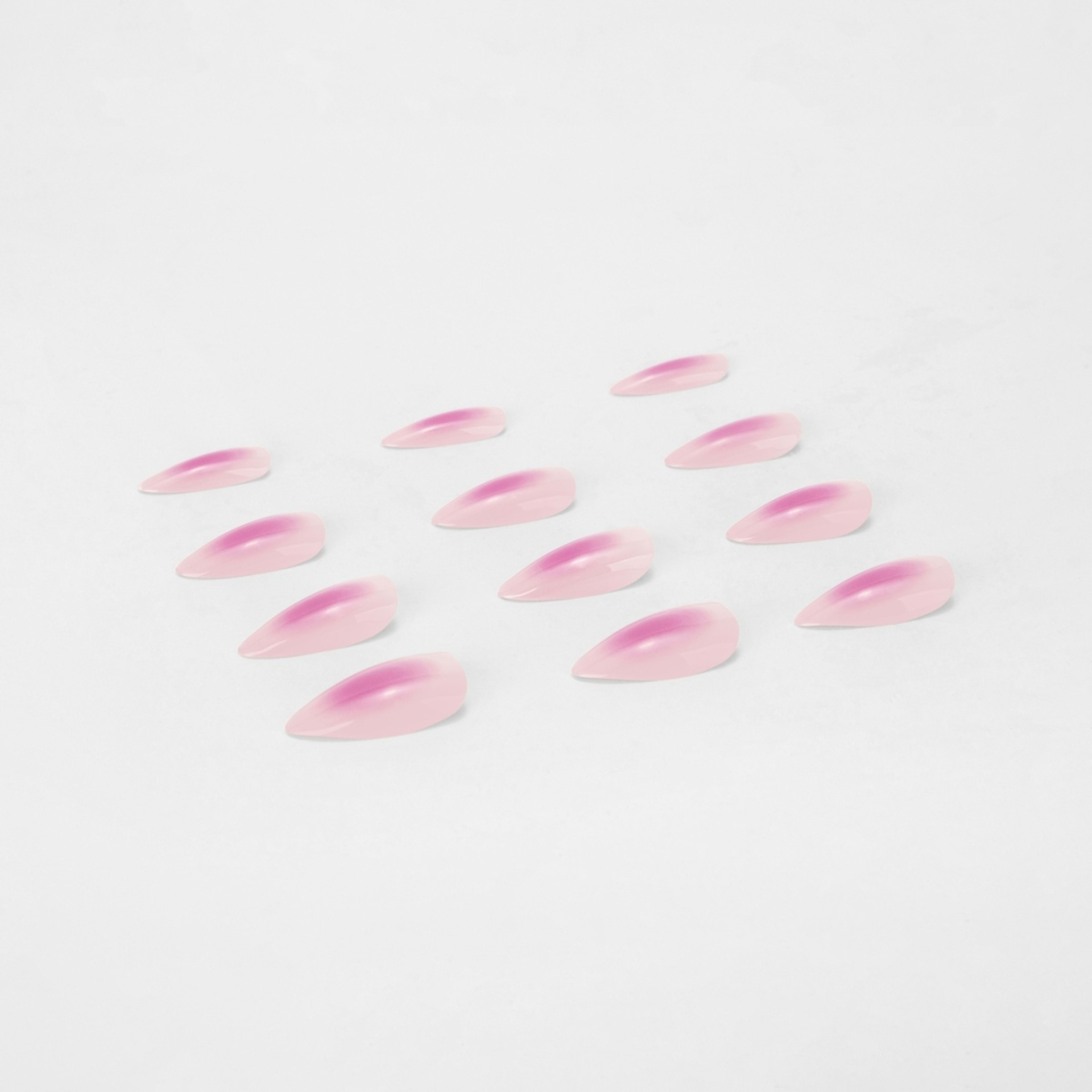 4 OXX Cosmetics 24 Pack False Nails with Adhesive - Stiletto Shape, Aura Shimmer, 4 of 5