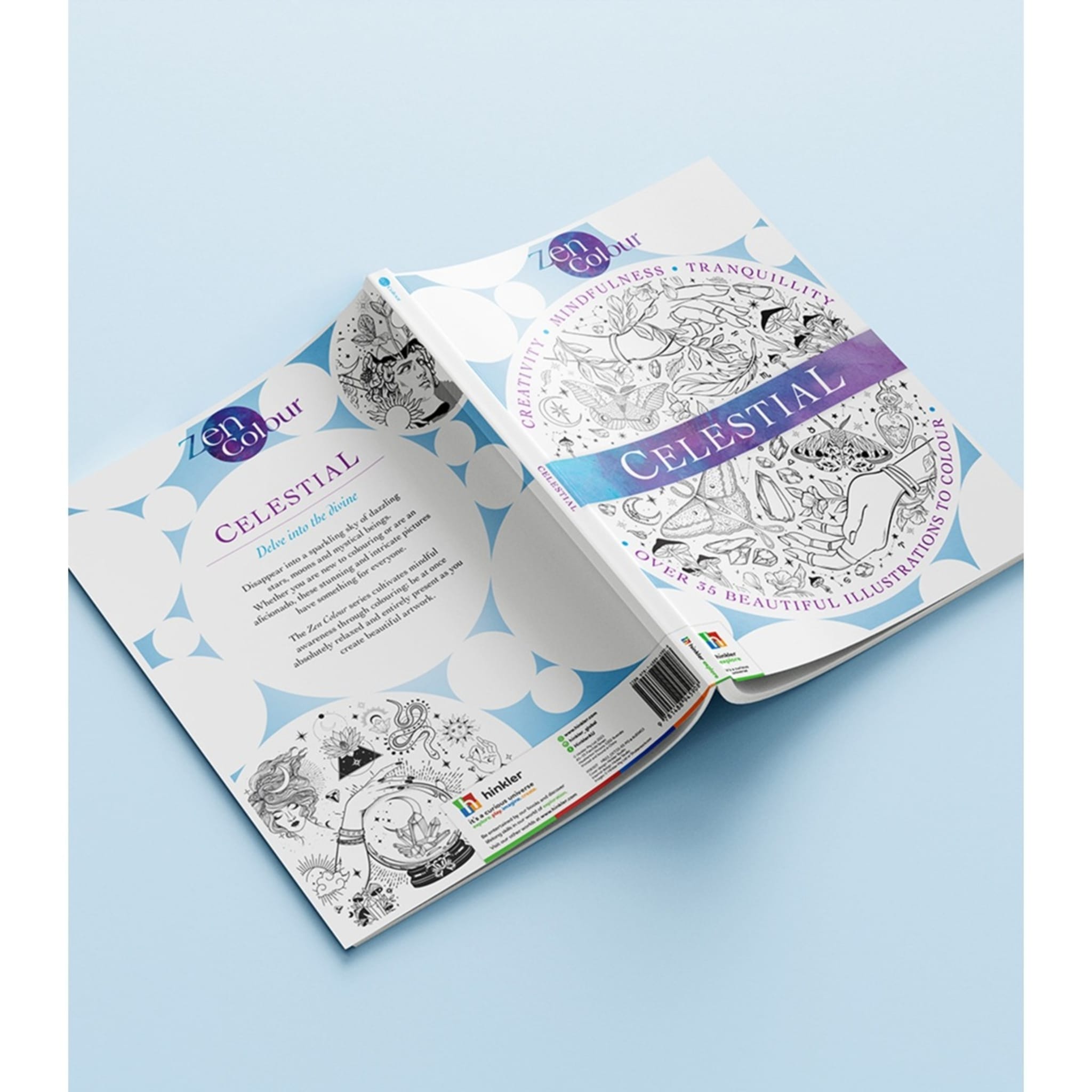 Zen Colour Celestial Colouring Book Kmart