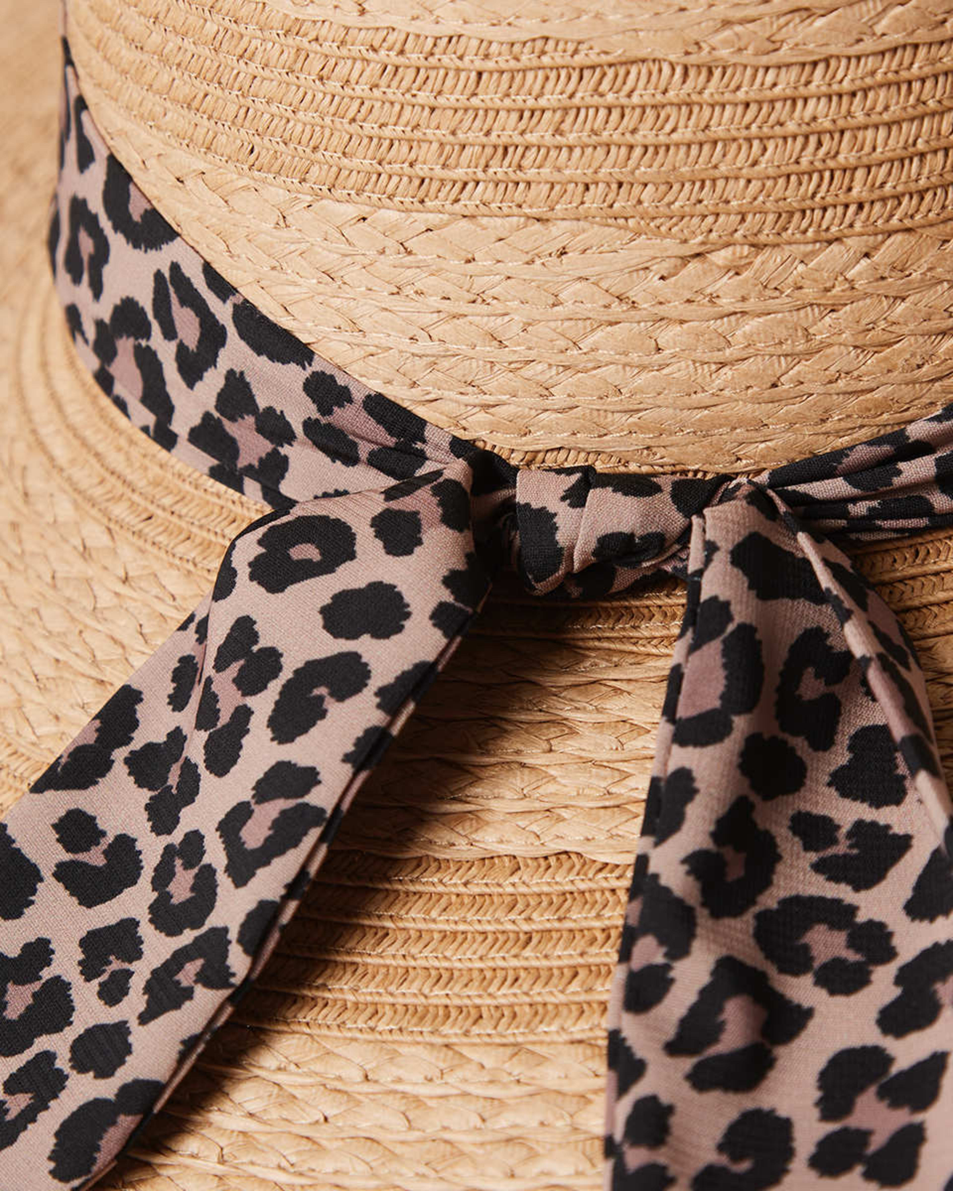 Ribbon Trim Wide Brim Hat Kmart