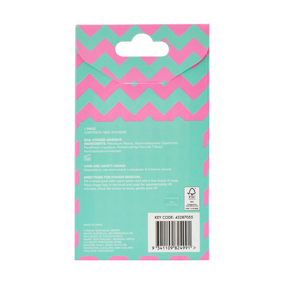 OXX Cosmetics Nail Stickers Festive Treats Kmart