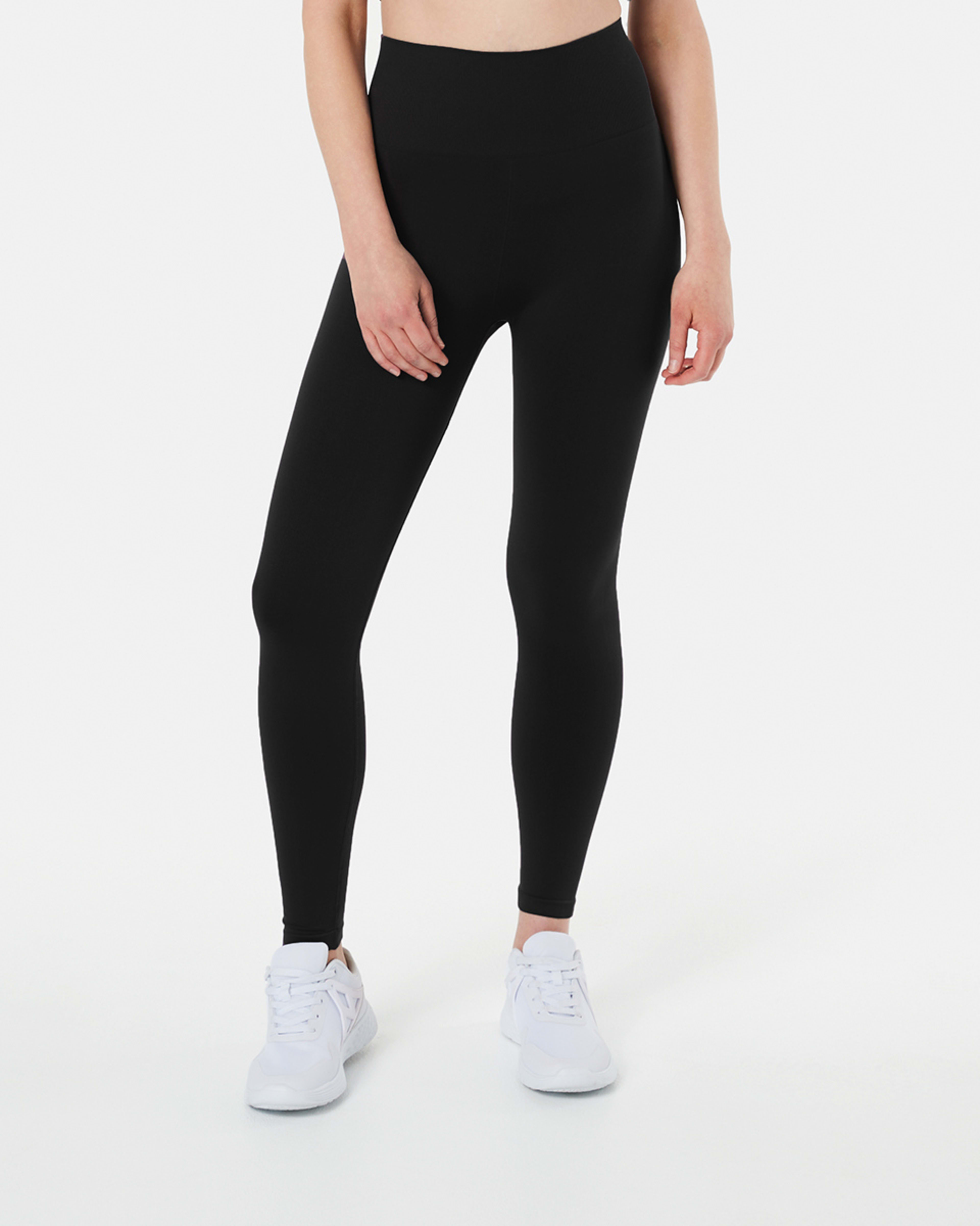 1 Active Womens Full Length Seamfree Table Studio Leggings Black