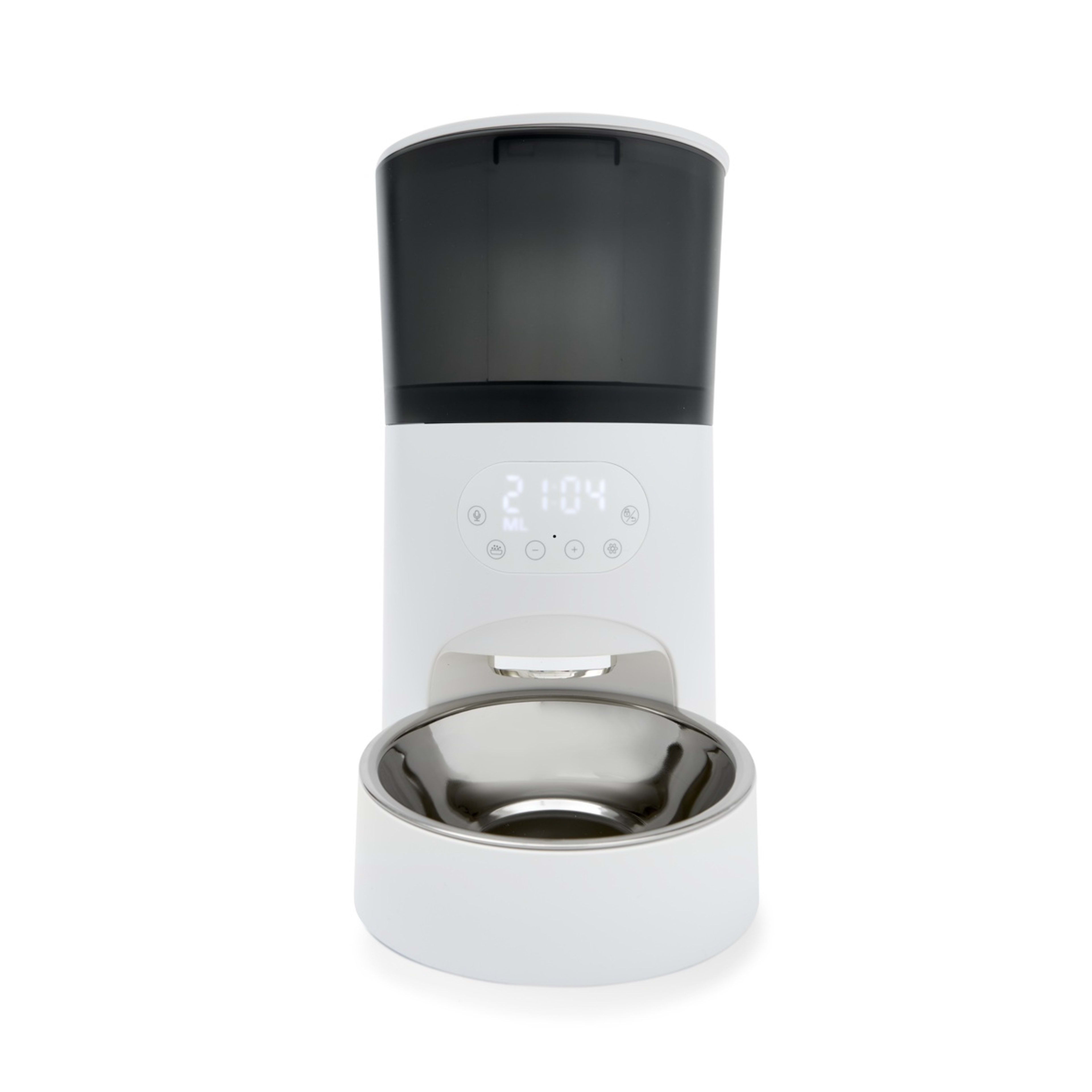 4 Automated 5L Pet Feeder - White and Grey, 4 of 10