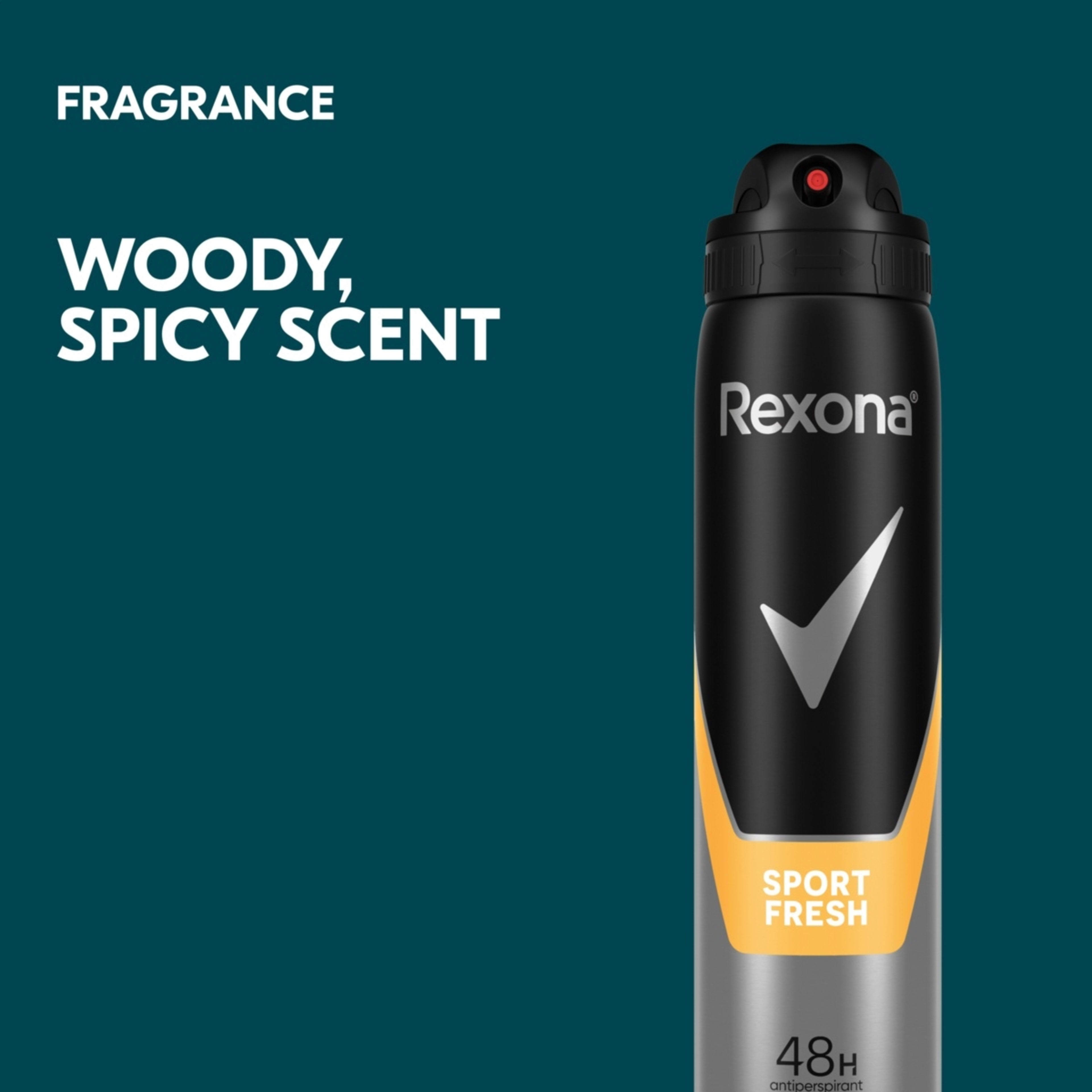 4 Rexona Men Sport Fresh 48-Hour Antiperspirant Deodorant 250ml, 4 of 7