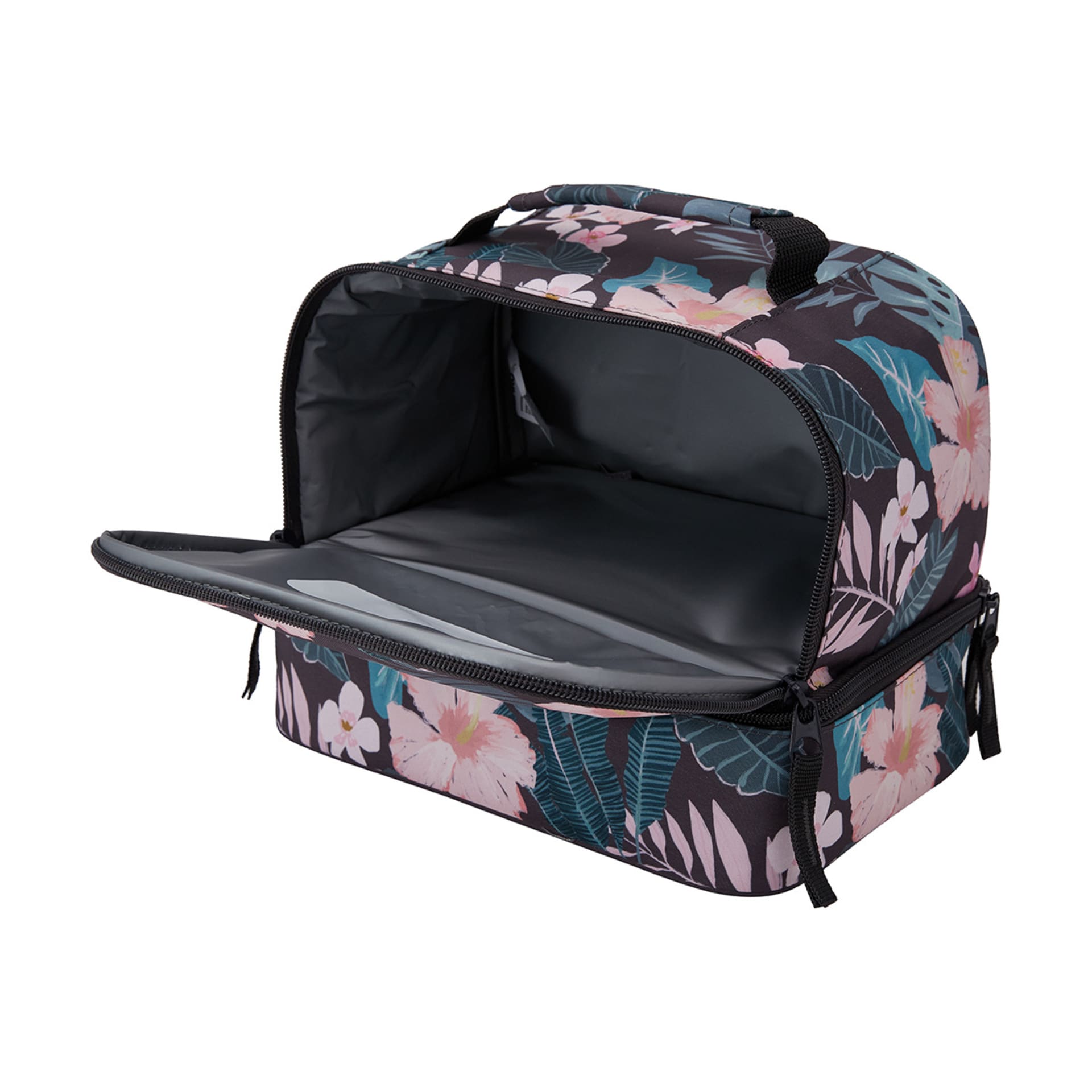 Hibiscus Insulated Twin Deck Lunch Bag Kmart