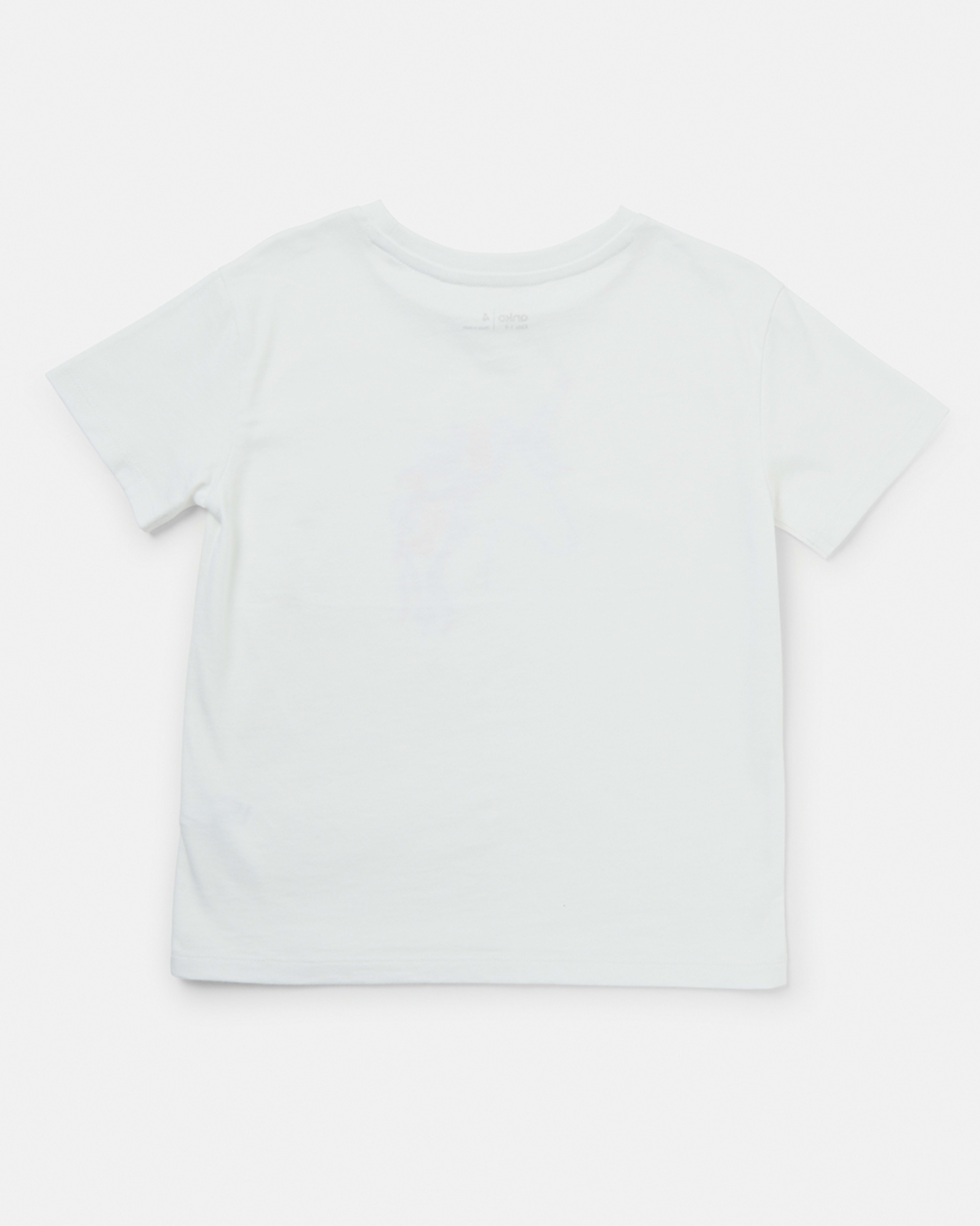 Short Sleeve Chest Print Tshirt Kmart NZ