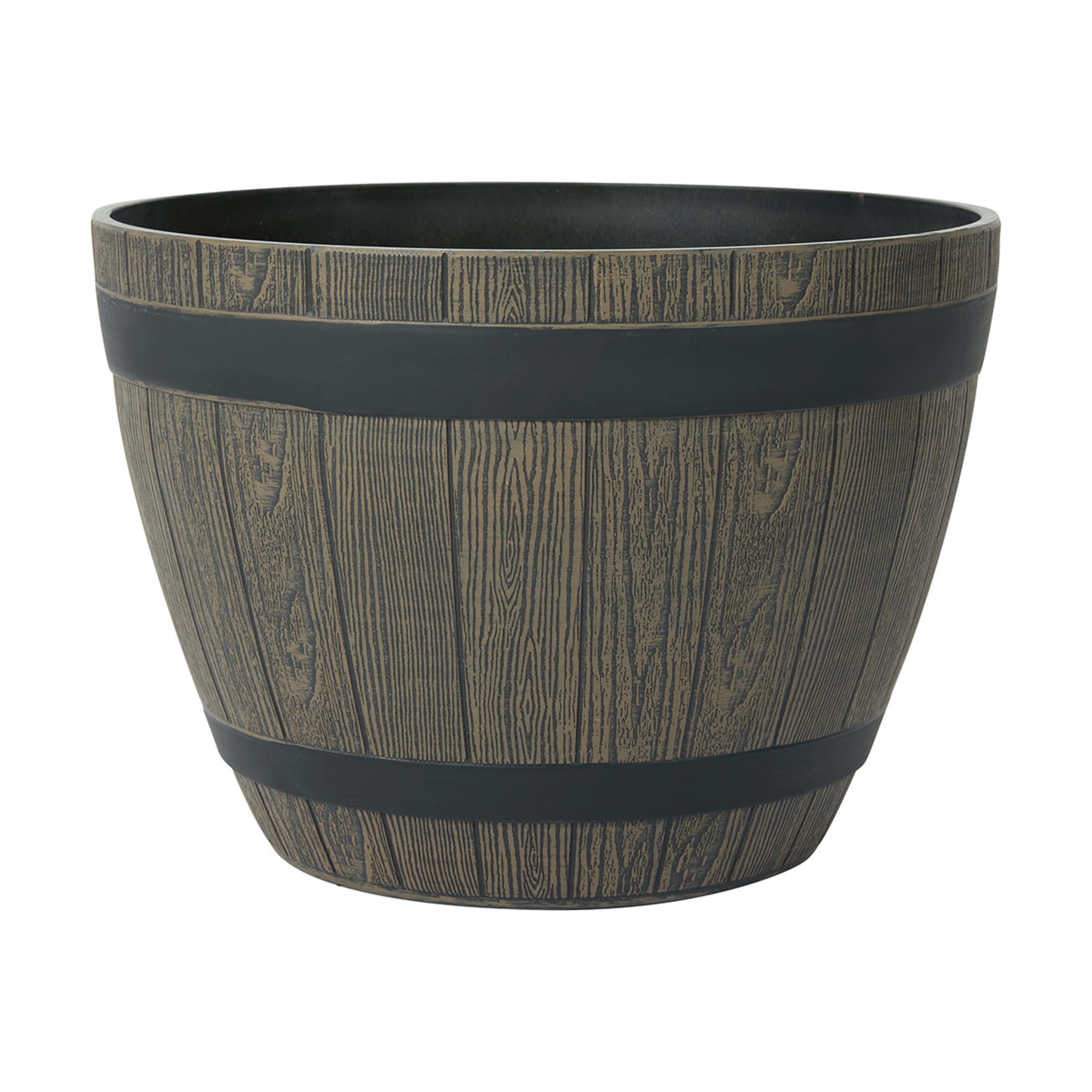 37.5cm Barrel Look Planter Kmart