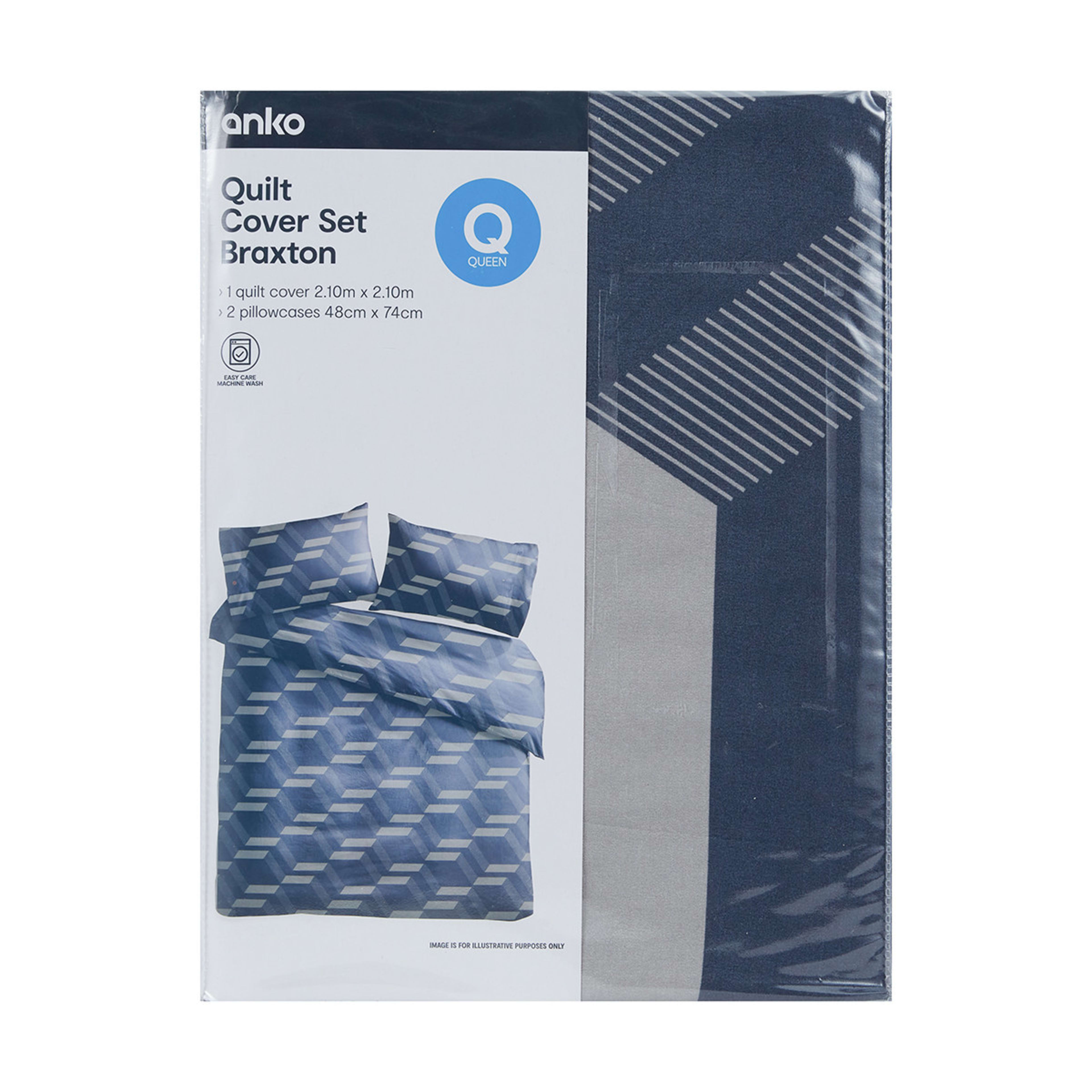 10 Braxton Quilt Cover Set - Queen Bed, 10 of 10