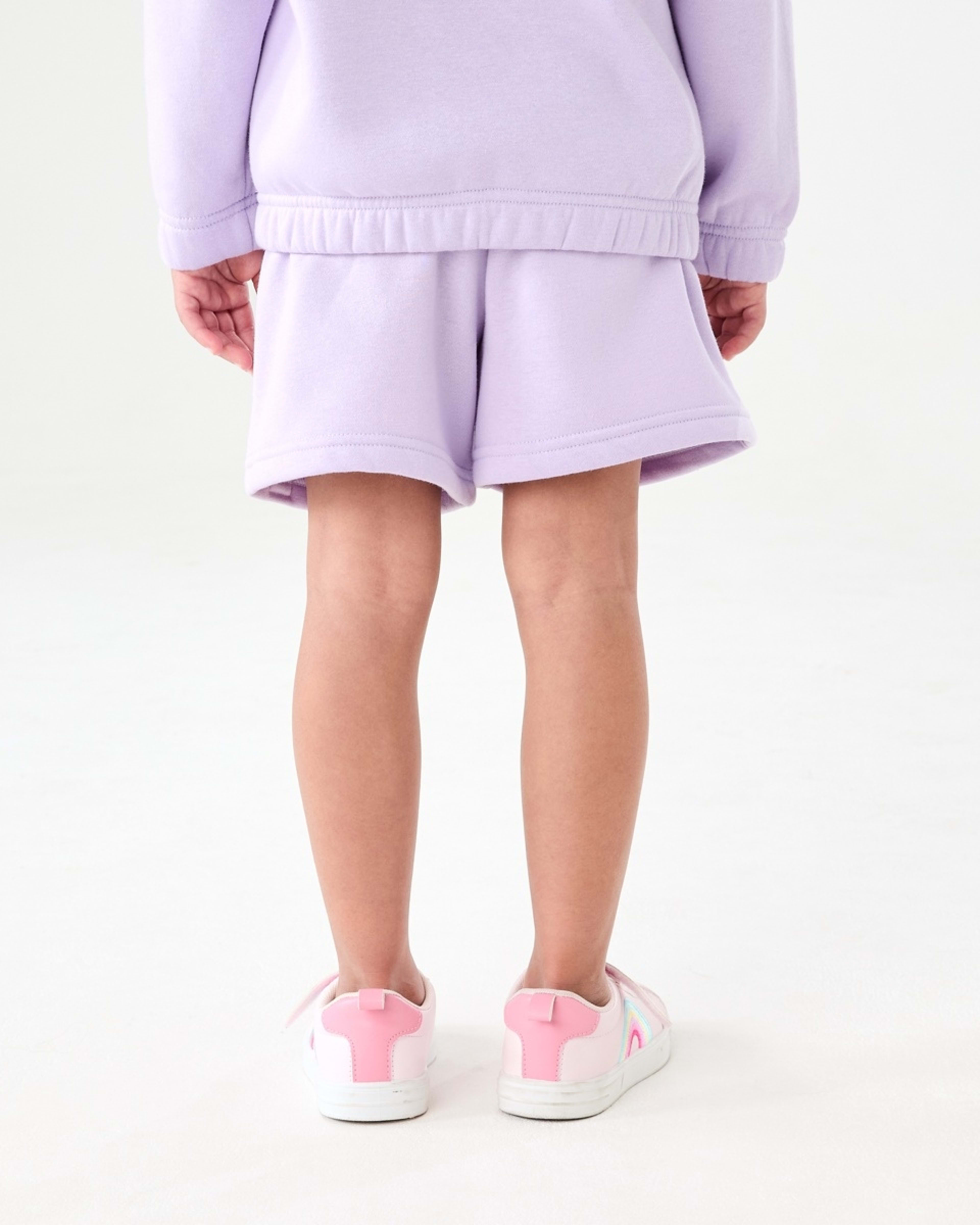 2 Fleece Shorts PASTEL LILAC, 2 of 7