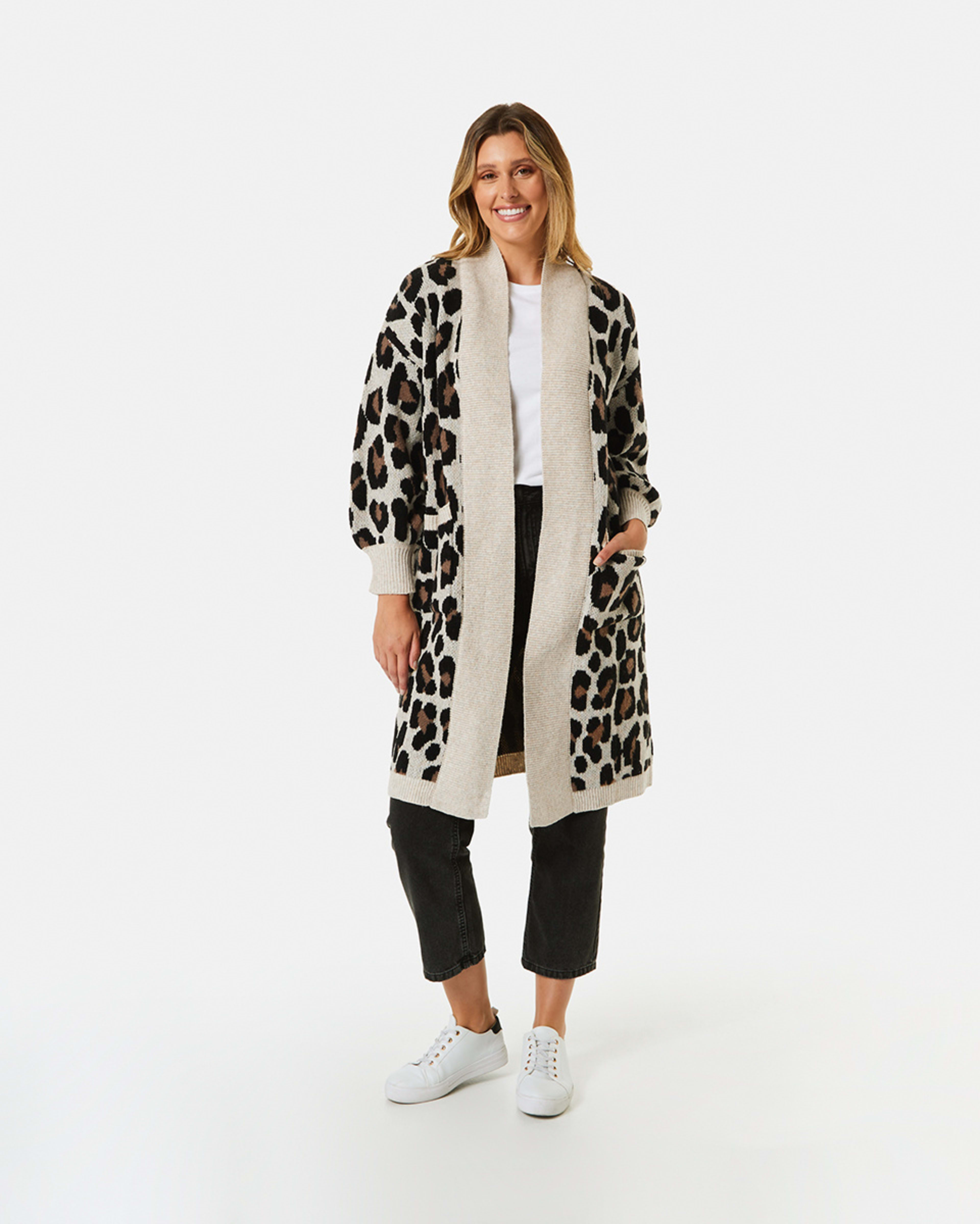 Jacquard Coatigan Kmart