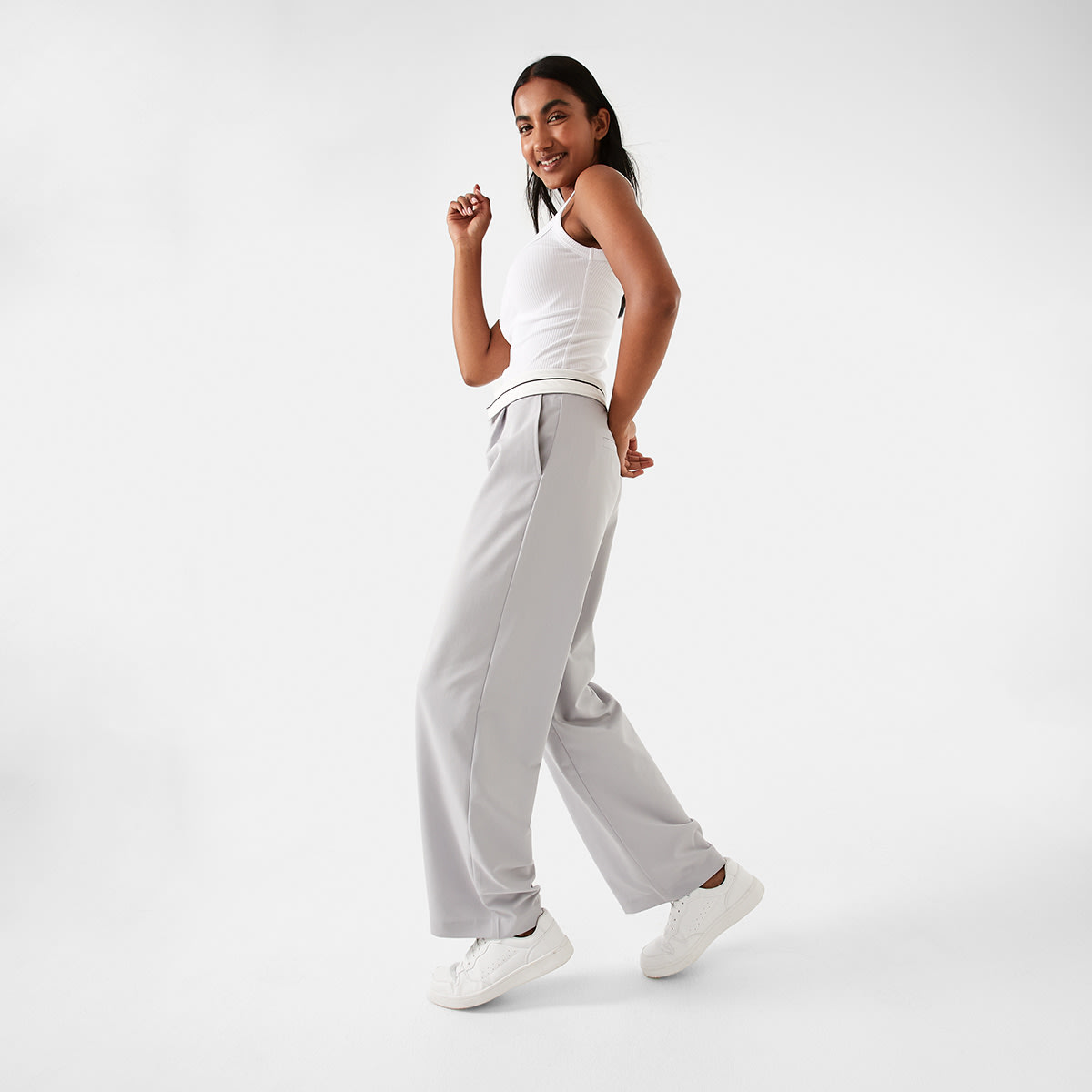 Fold Waist Trousers Kmart