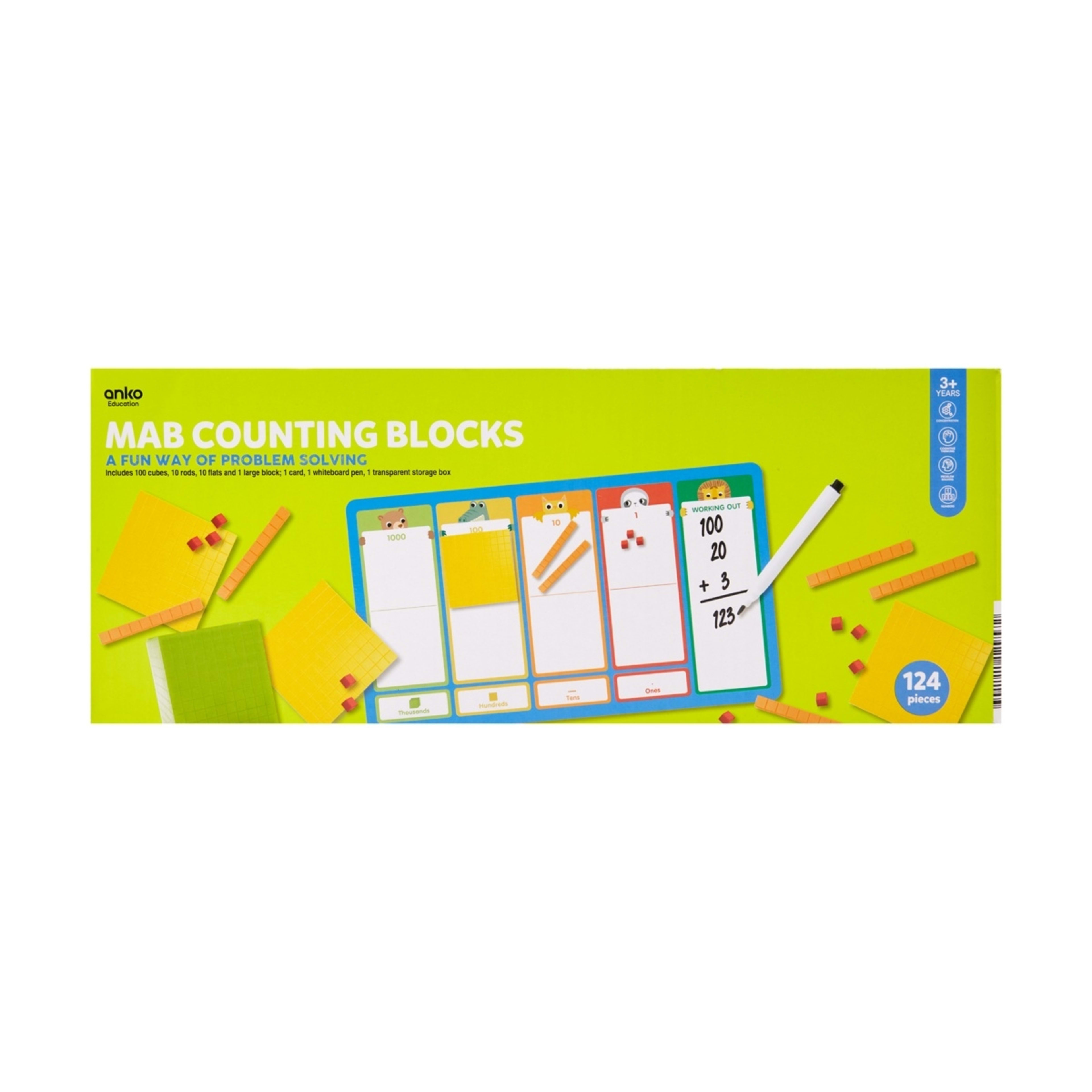 1 124 Piece Mab Counting Blocks