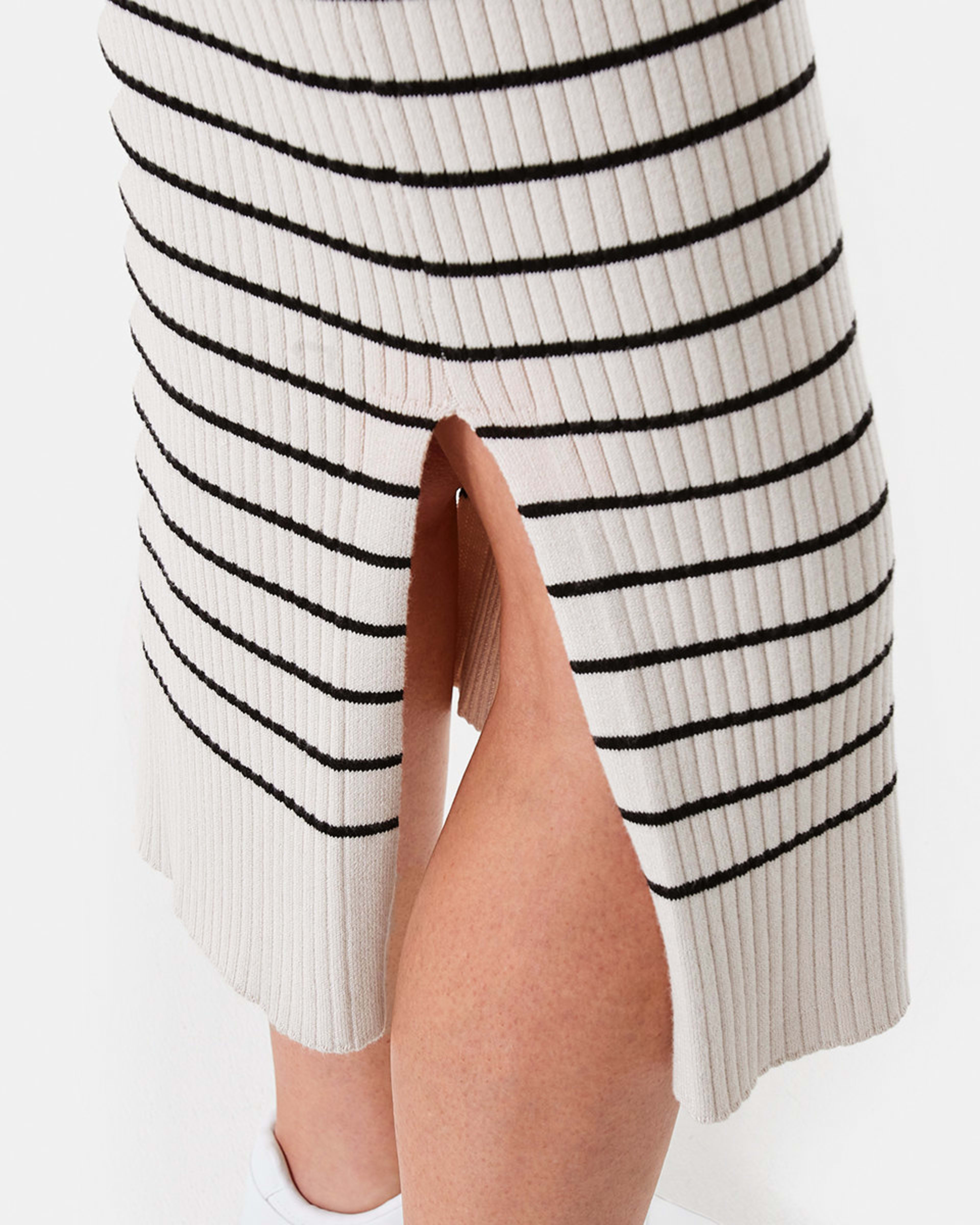 True Knit Crew Neck Rib Midi Dress Kmart