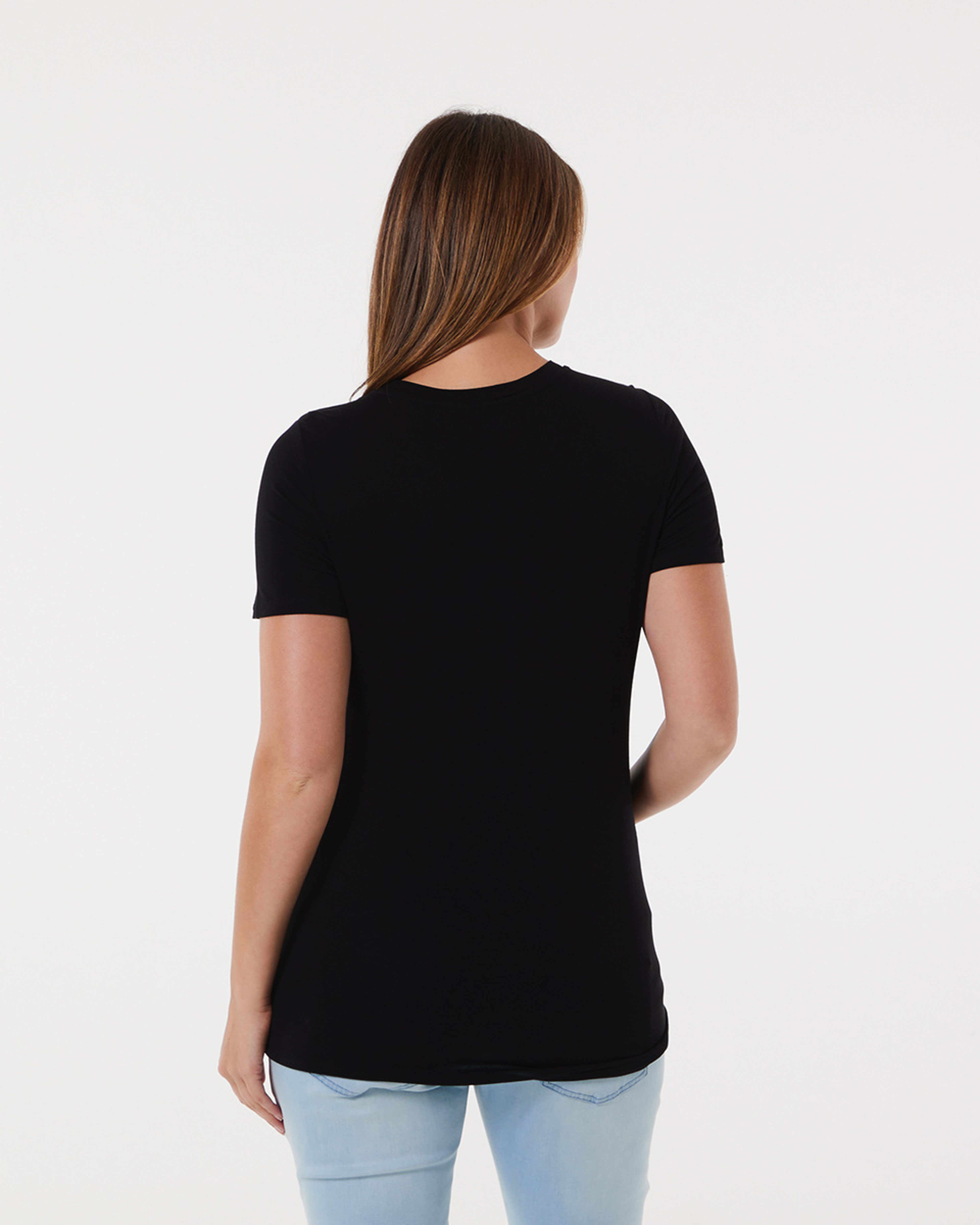 Maternity Print Overlay Tshirt Kmart