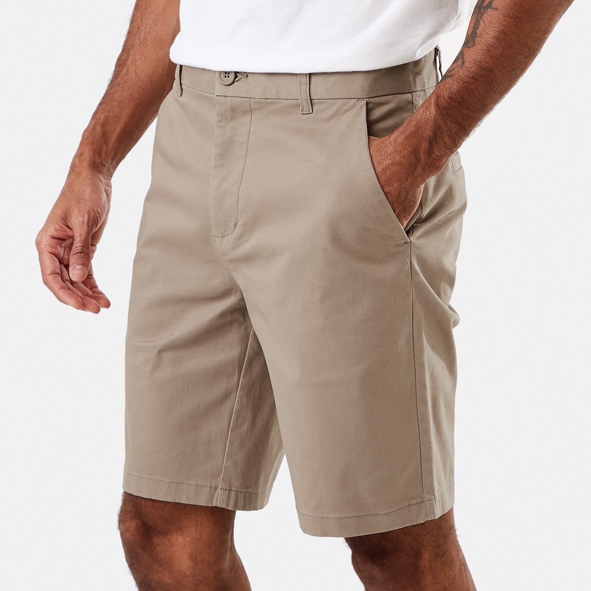 Slim Stretch Chino Shorts - Kmart