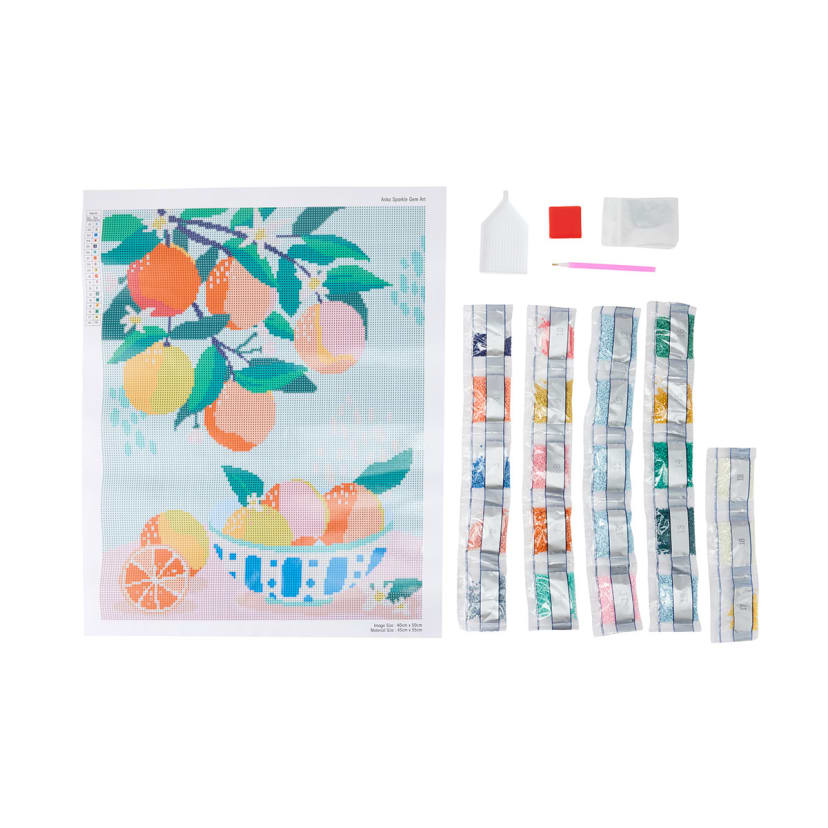 Sparkle Gem Art Fruit Bowl Kmart