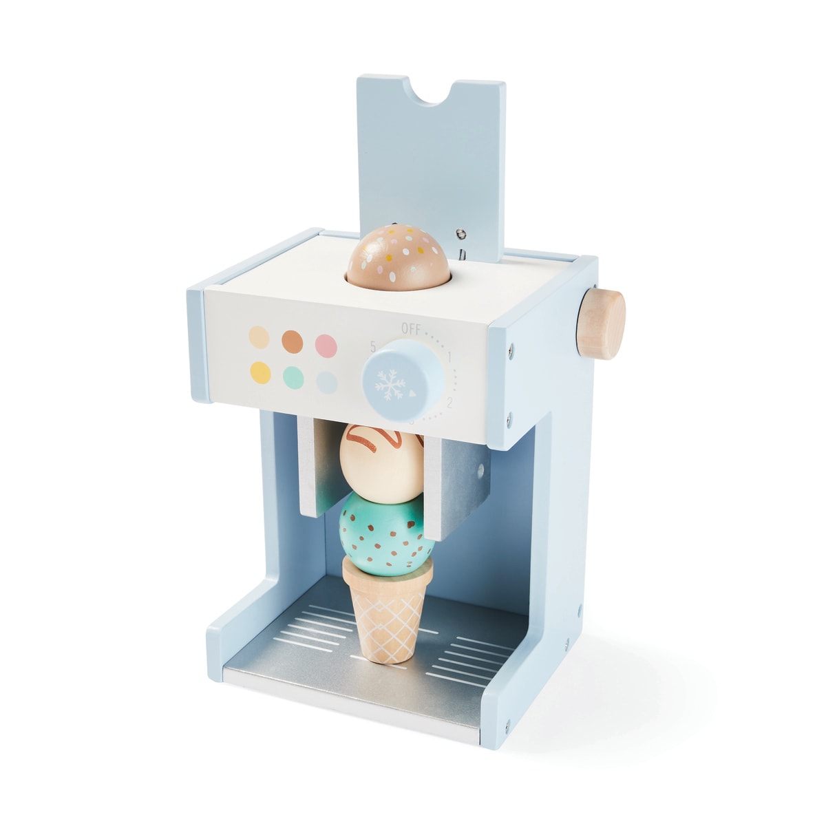 11 Piece Wooden Ice Cream Machine Kmart