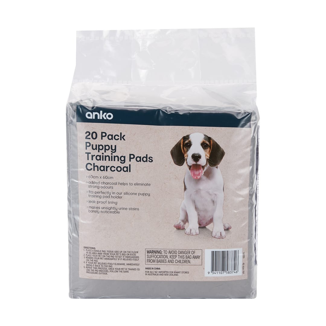 Puppy Pad Charcoal 20 Pack Kmart