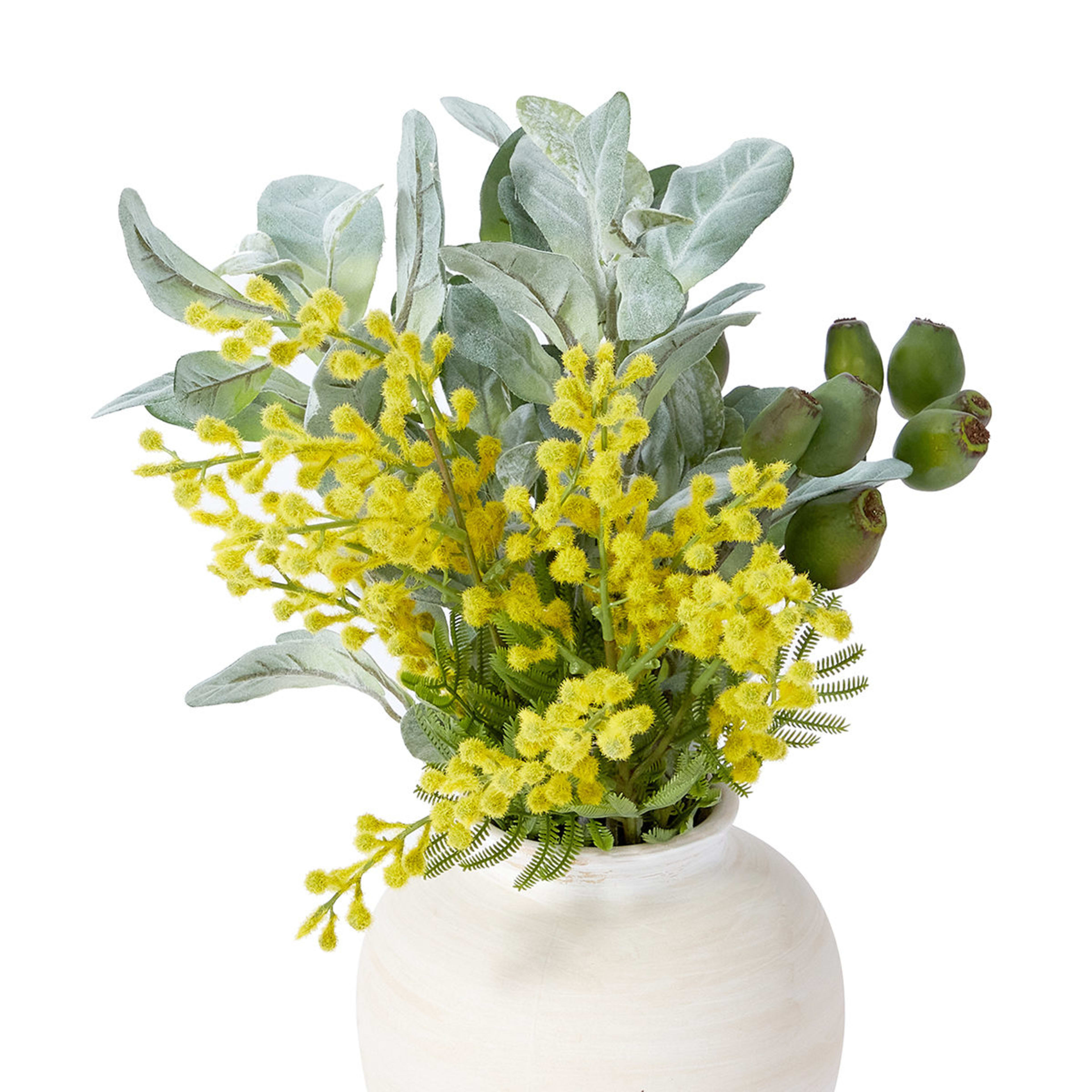 Artificial Wattle in Vase Kmart