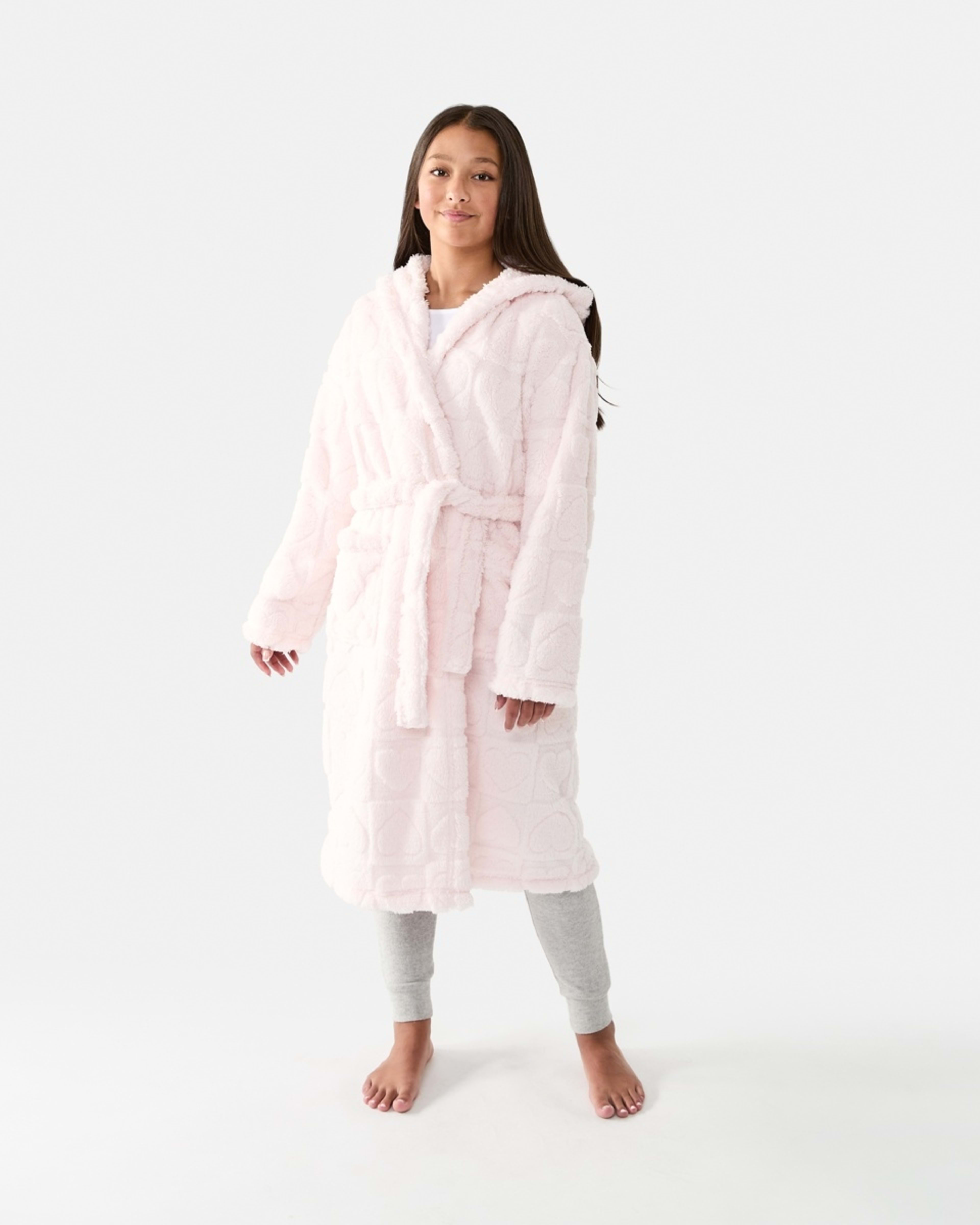2 Hooded Gown Pink Hearts, 2 of 10