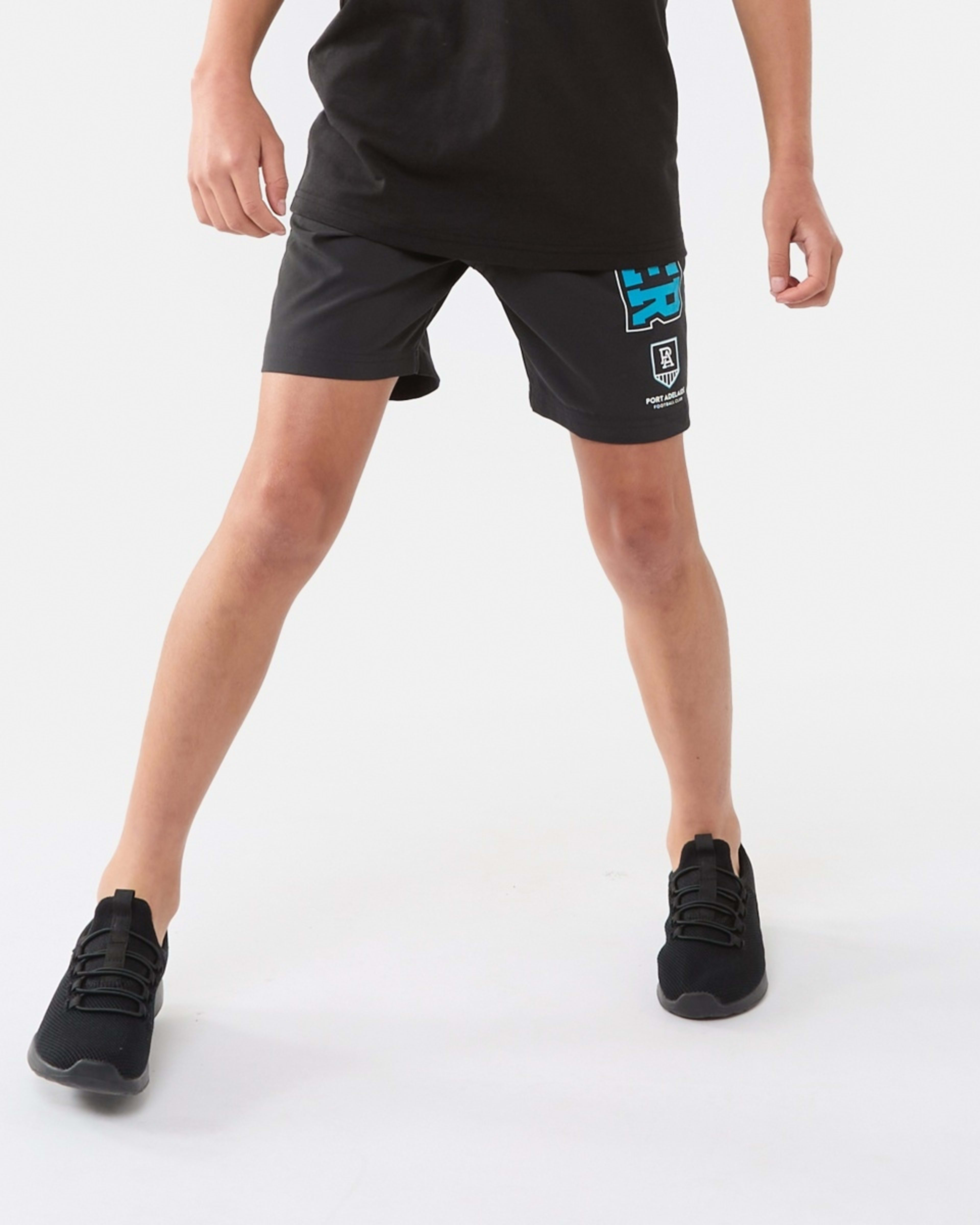 1 Official AFL Kids Shorts Port Adel, 1 of 8
