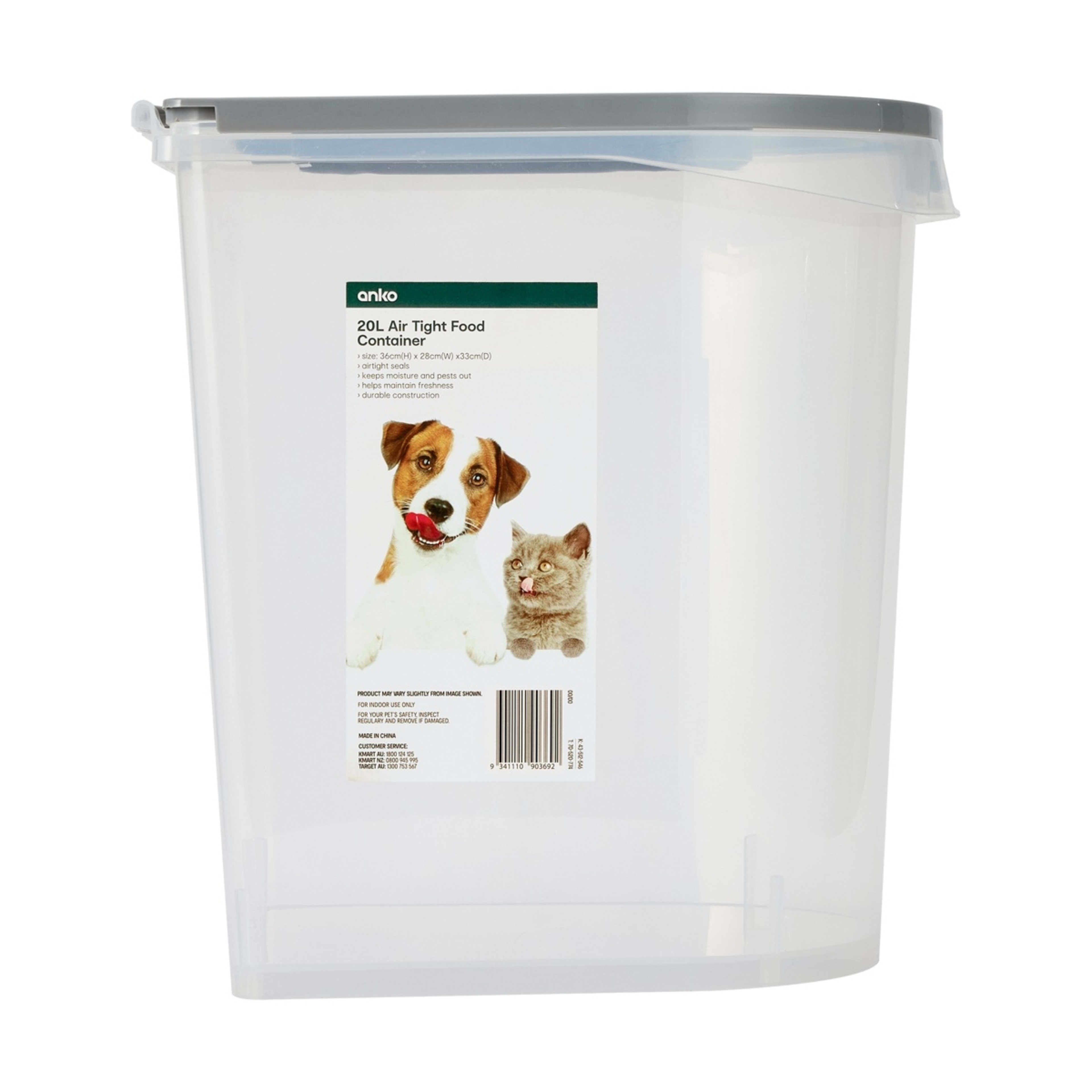 3 20L Air Tight Pet Food Container, 3 of 3