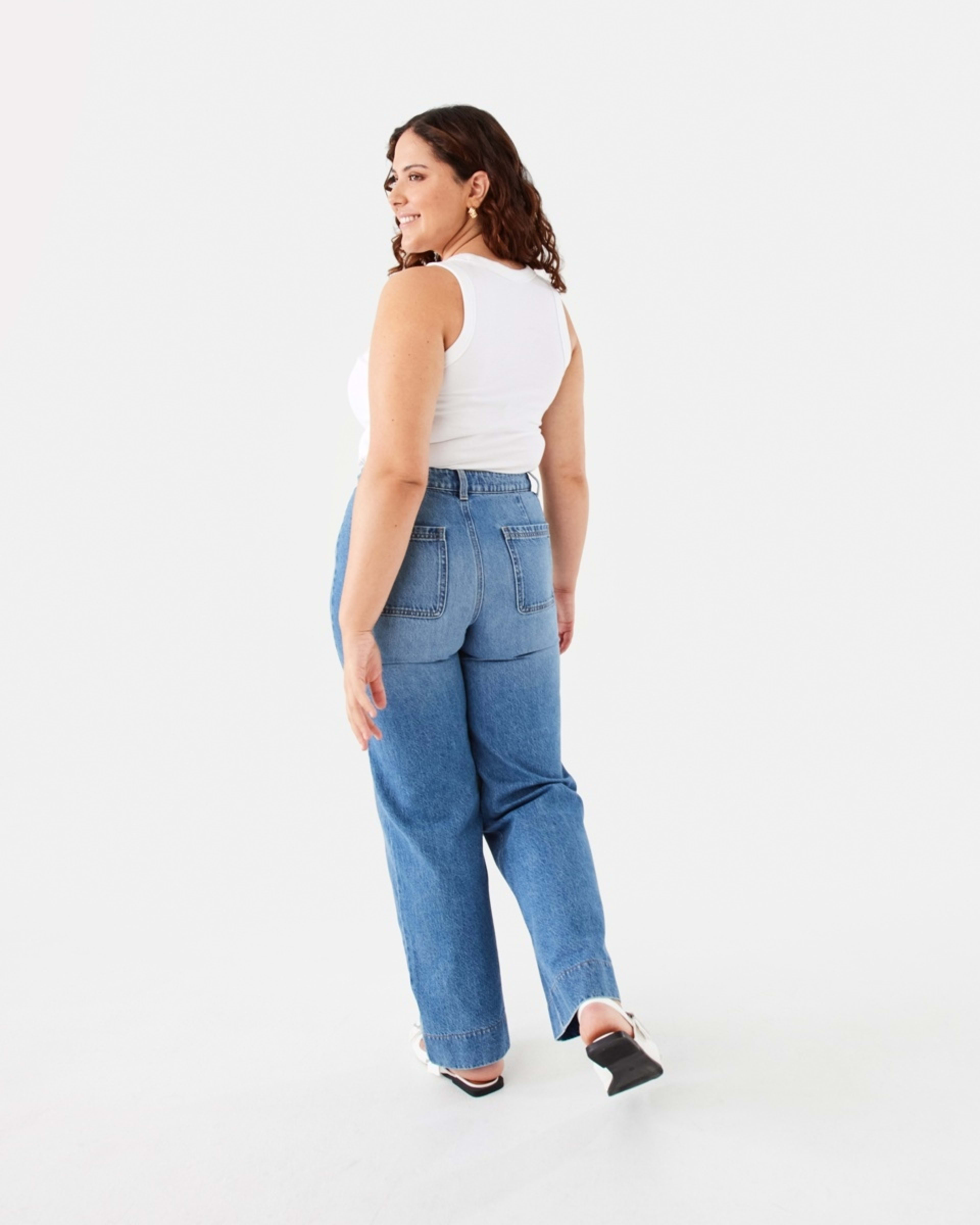 5 Sleeveless Rib Tank White, 5 of 8