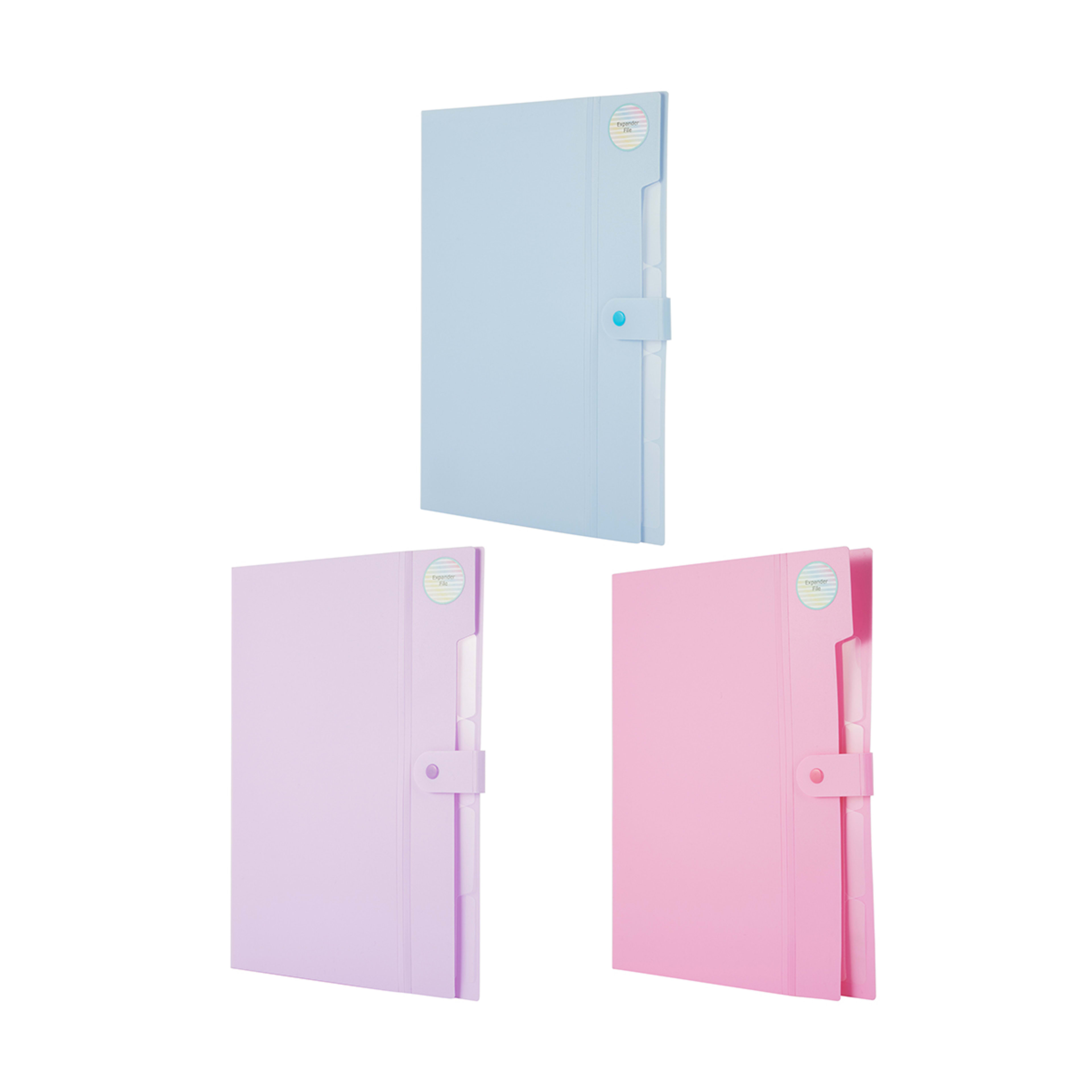 Expander File Pastel, Assorted Kmart NZ