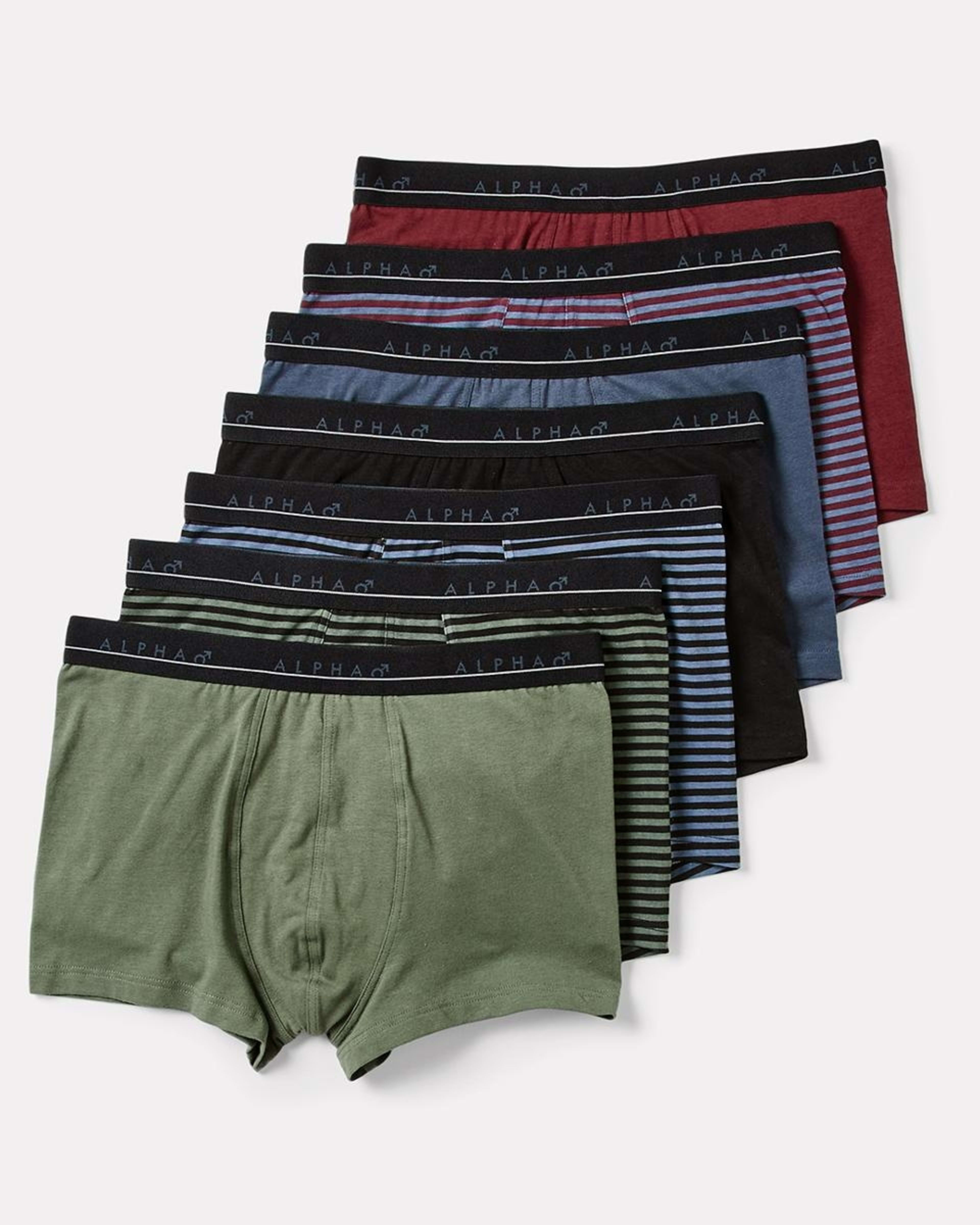 1 7 Pack Printed Trunks EARTH TONES, 1 of 10
