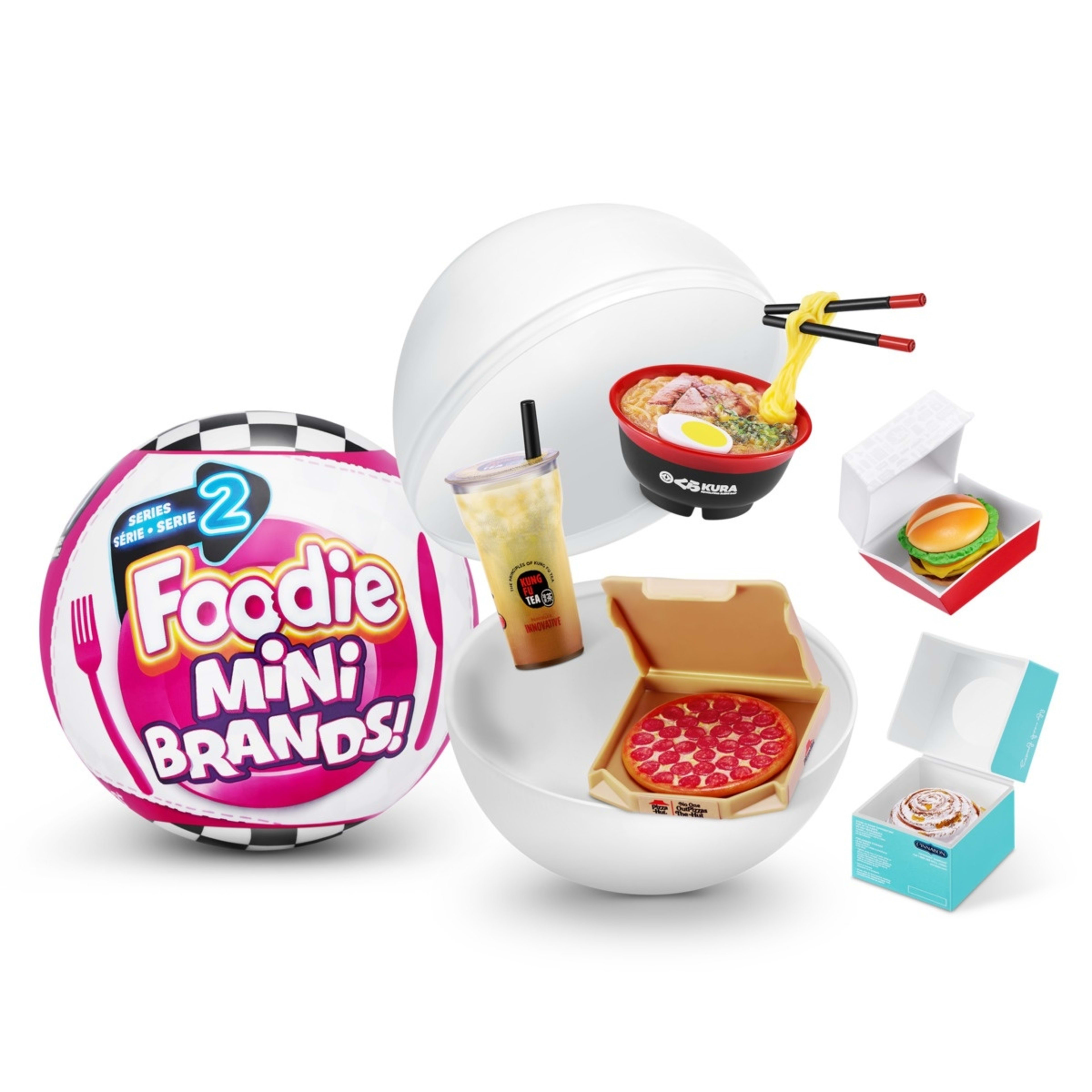 5 Surprise Mini Brands Series 3 - Mystery Brand Collectibles Made by Zuru -  2 Pack, Multicolor