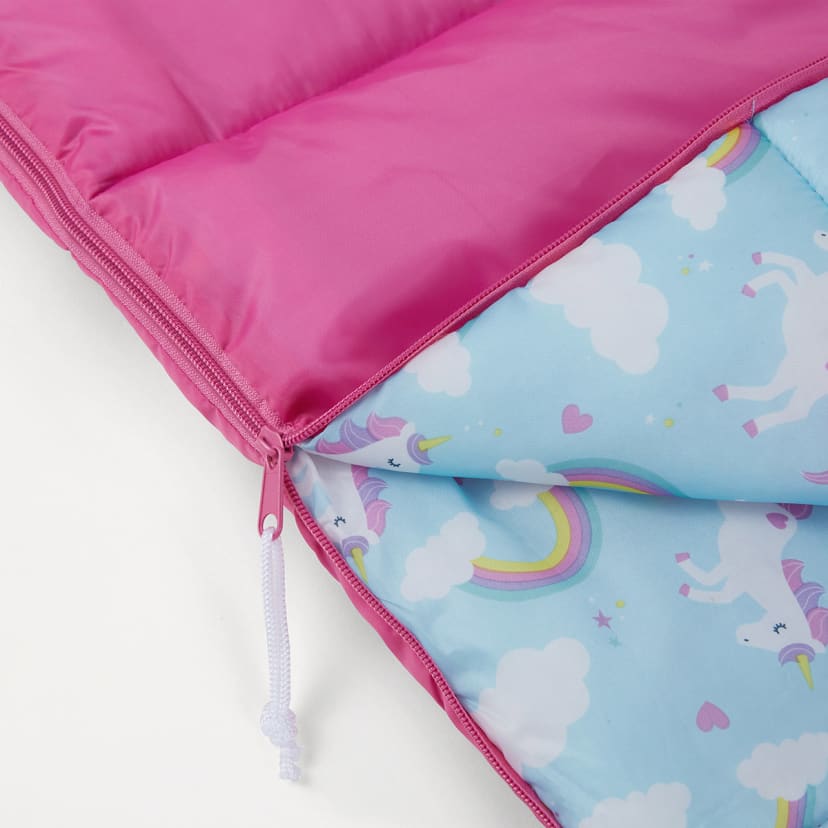 Unicorn Hooded Kids Sleeping Bag Kmart