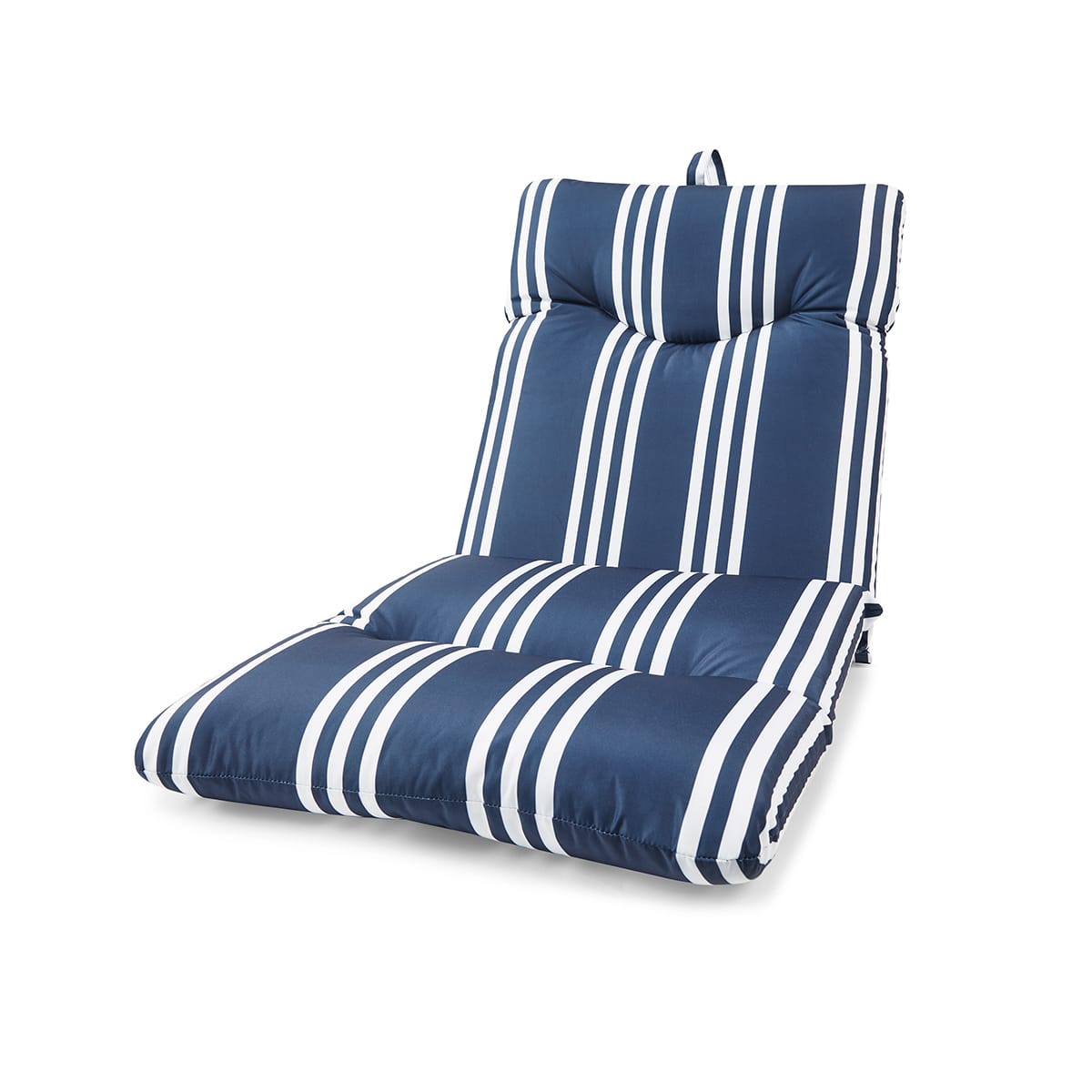 navy blue chaise cushions