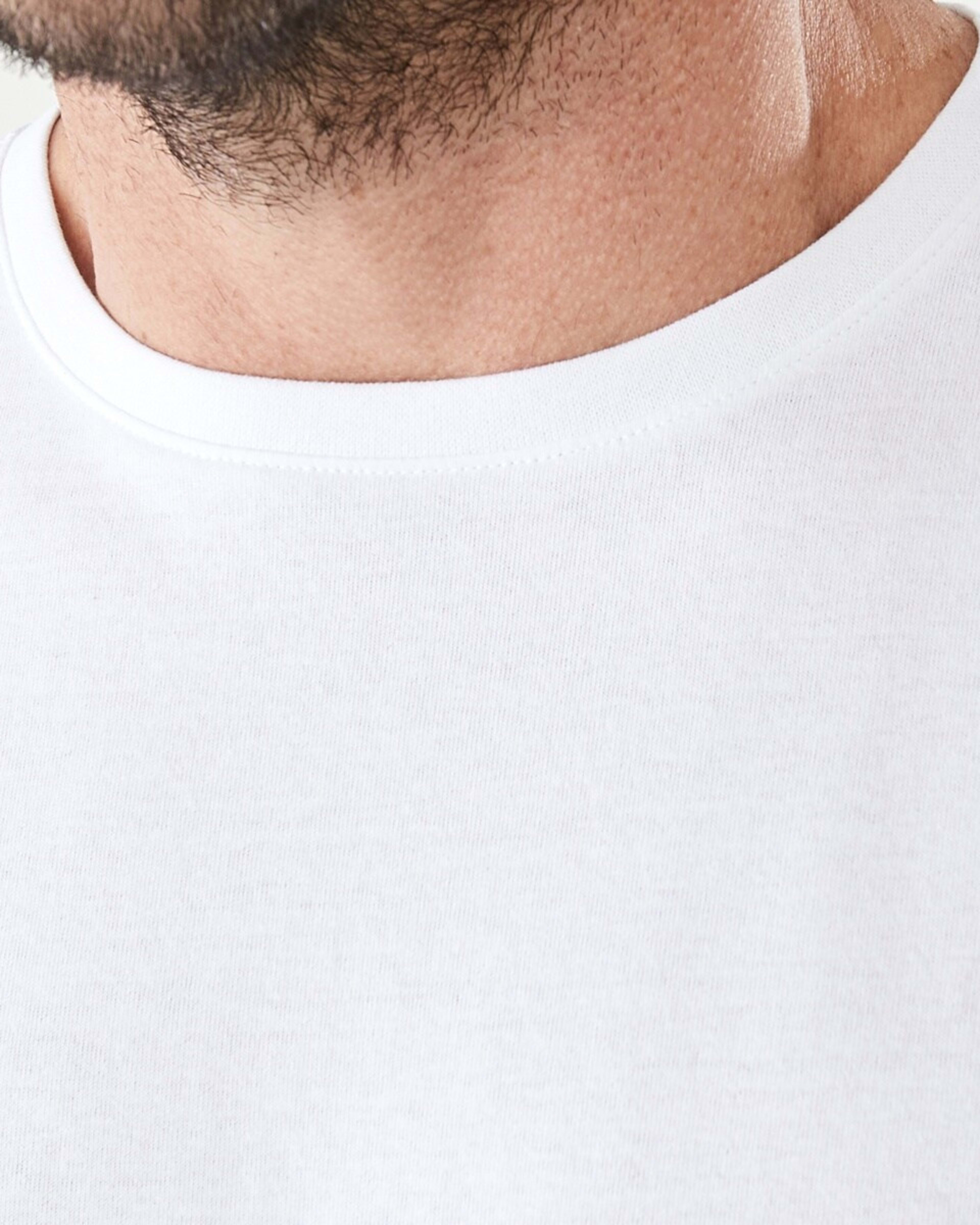 5 Plain Crew Neck T-shirt White, 5 of 7