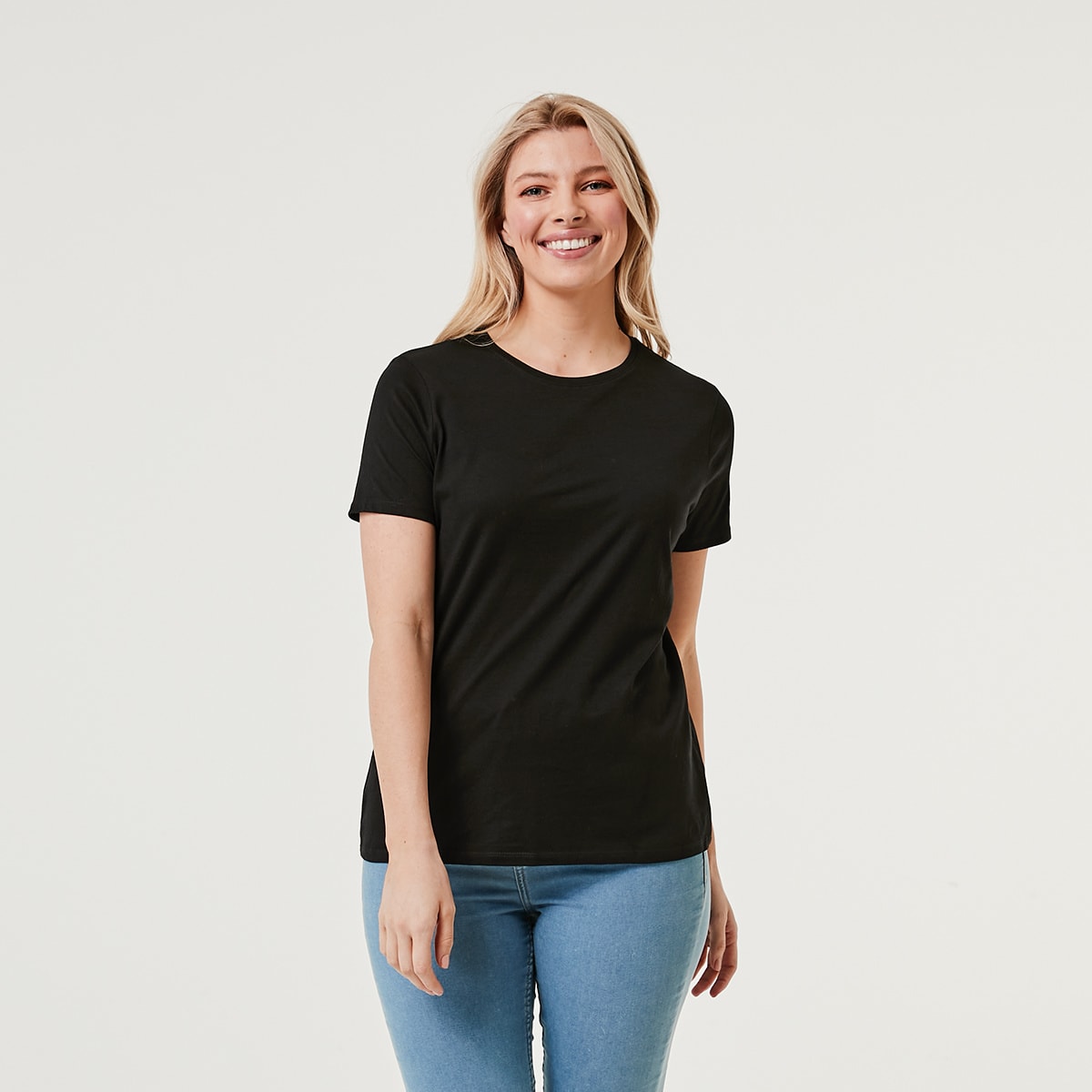 women's black polo shirt kmart