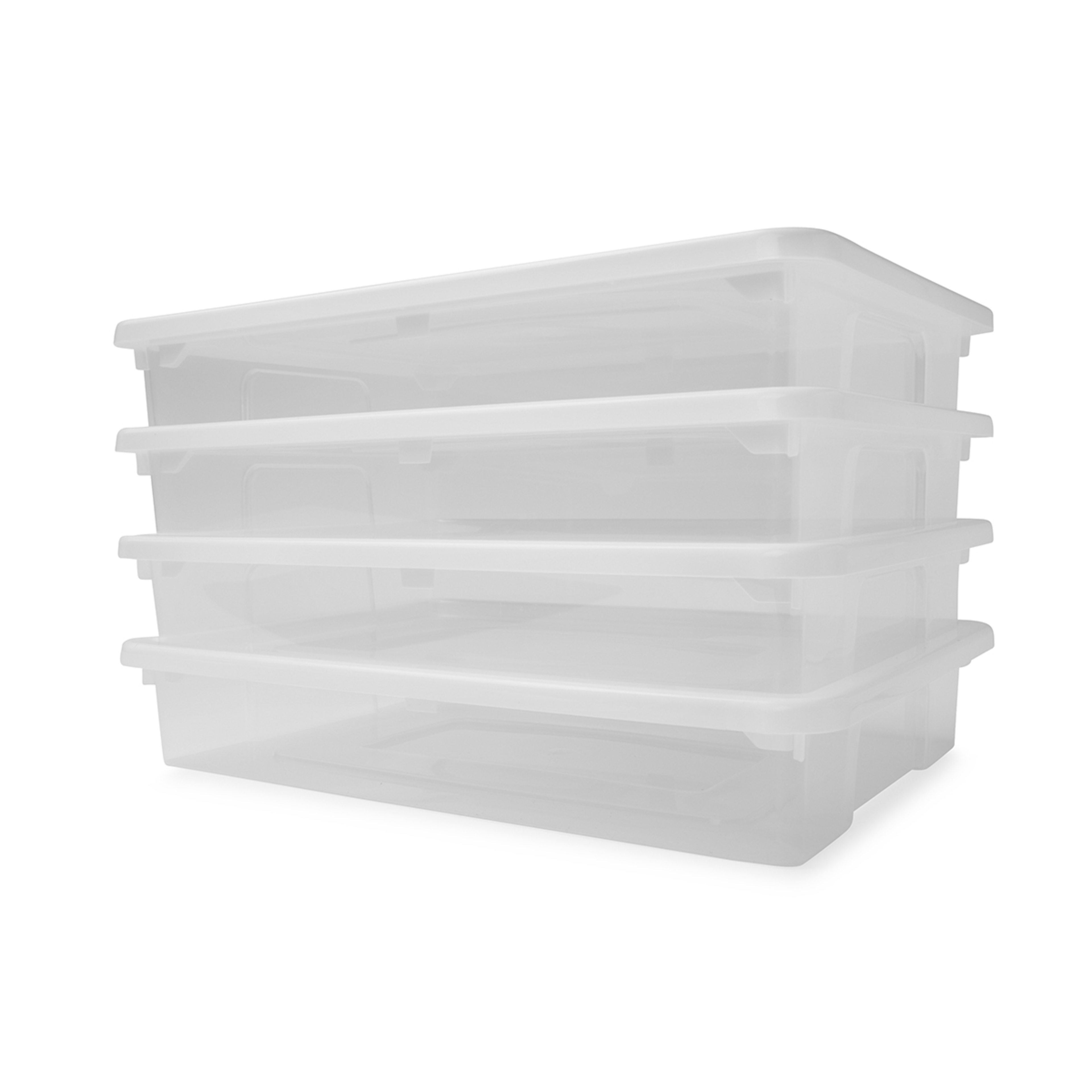 1 Set of 4 5L Storage Boxes with Lids, 1 of 5