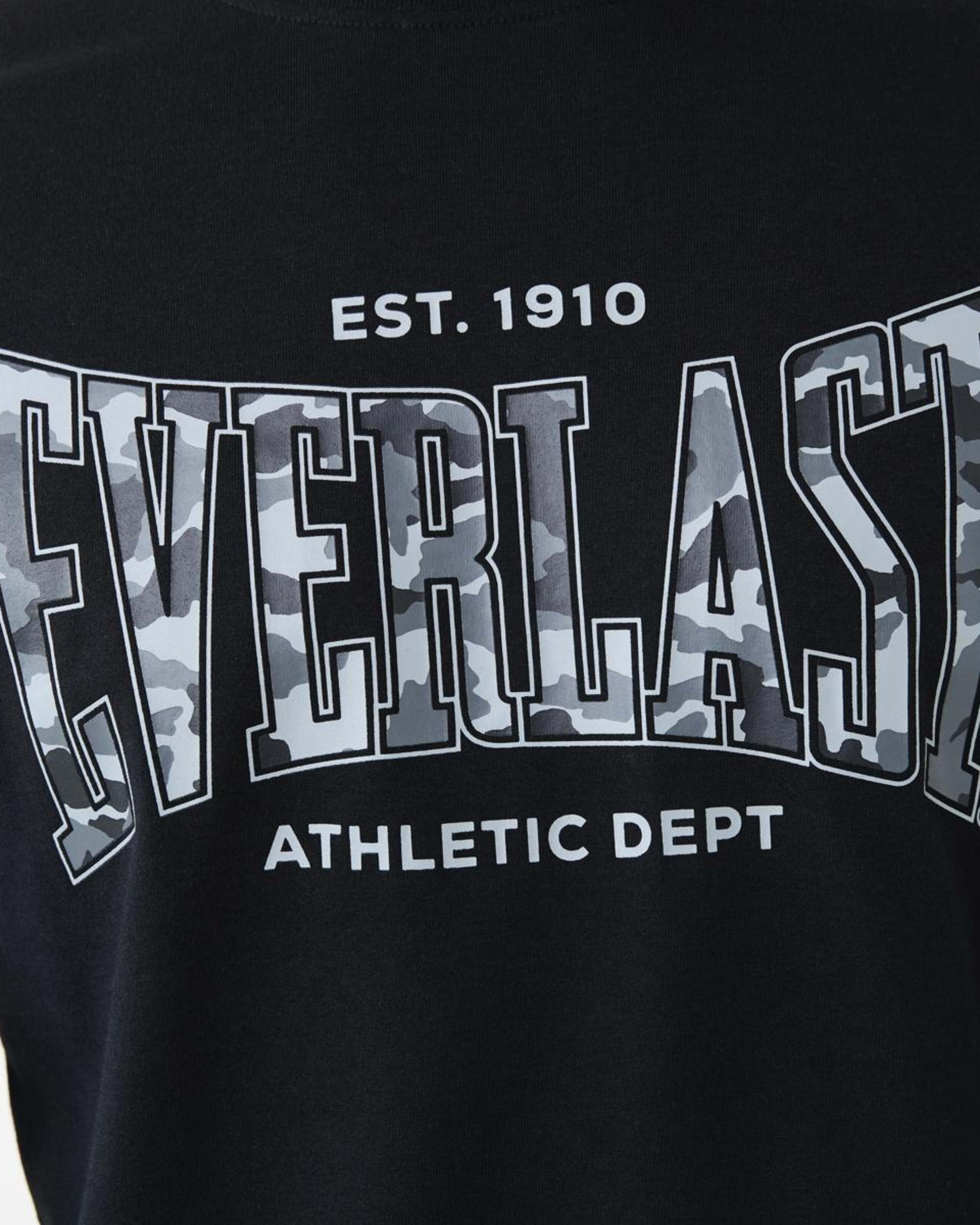 5 Everlast Mens Relaxed Printed Long Sleeve T-shirt EVERLAST BLACK, 5 of 6