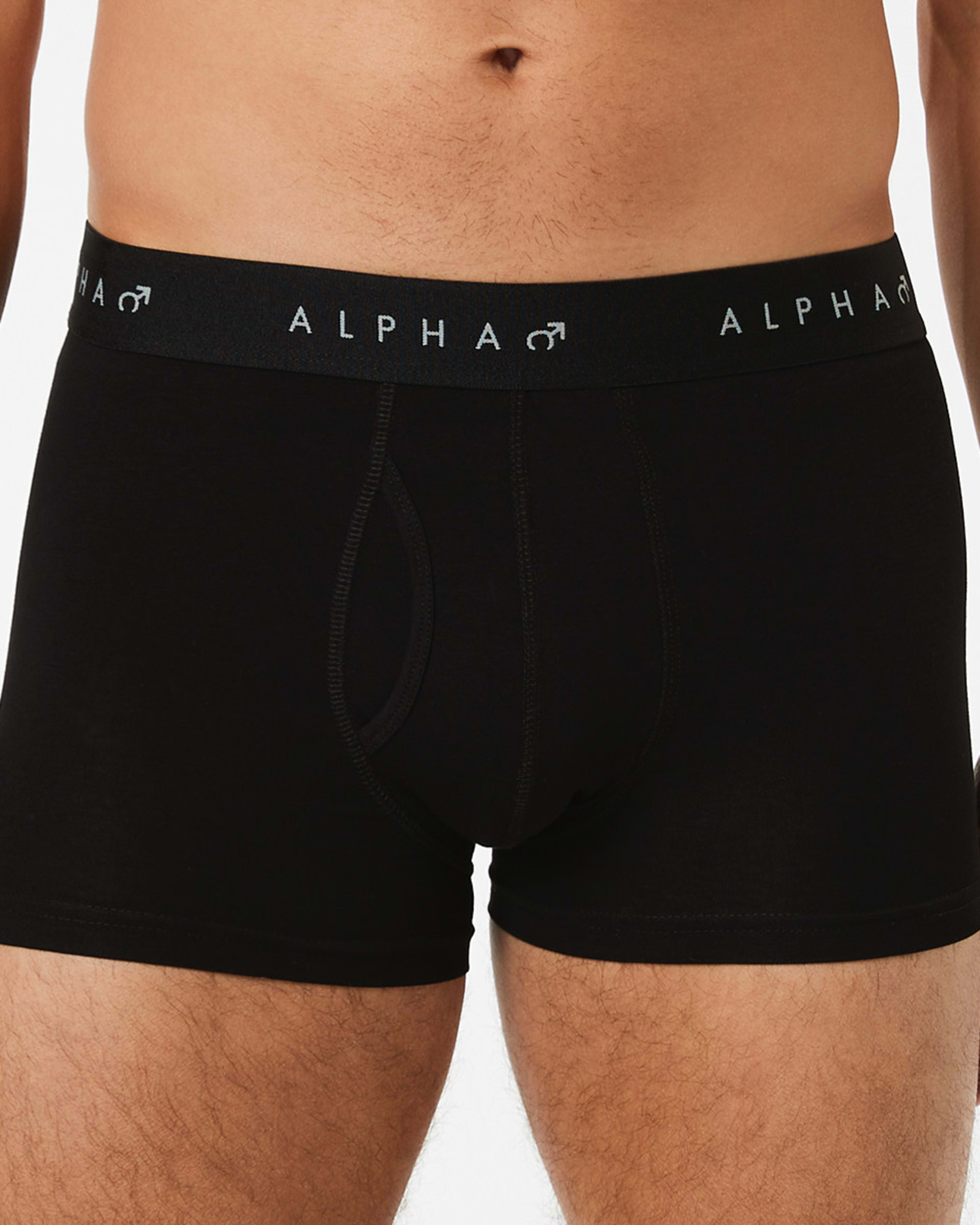 3 3 Pack Fly Front Plain Trunks GREY MARLE, 3 of 8