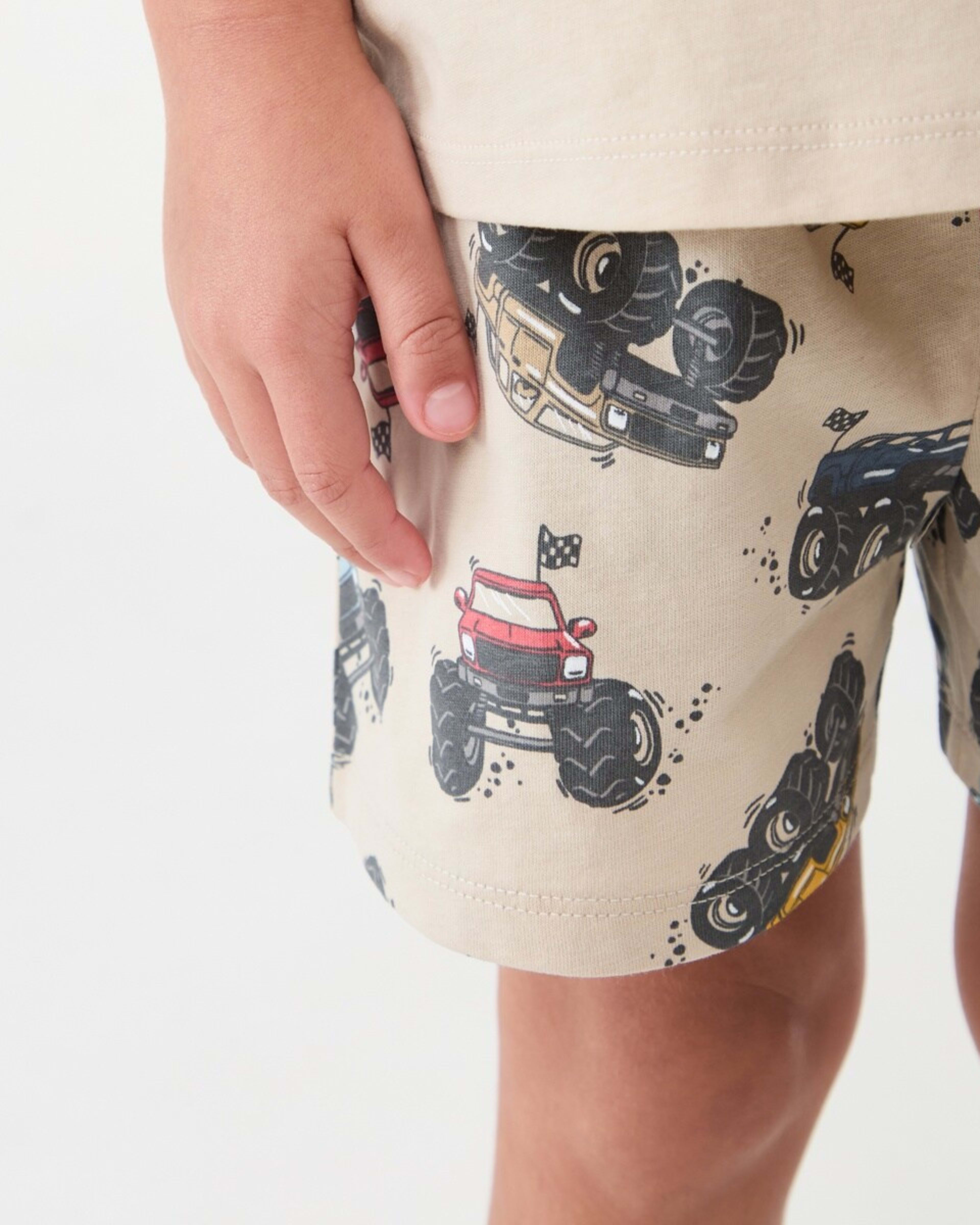 5 Short Sleeve Jersey Pyjama Set MONSTER RACING, 5 of 7