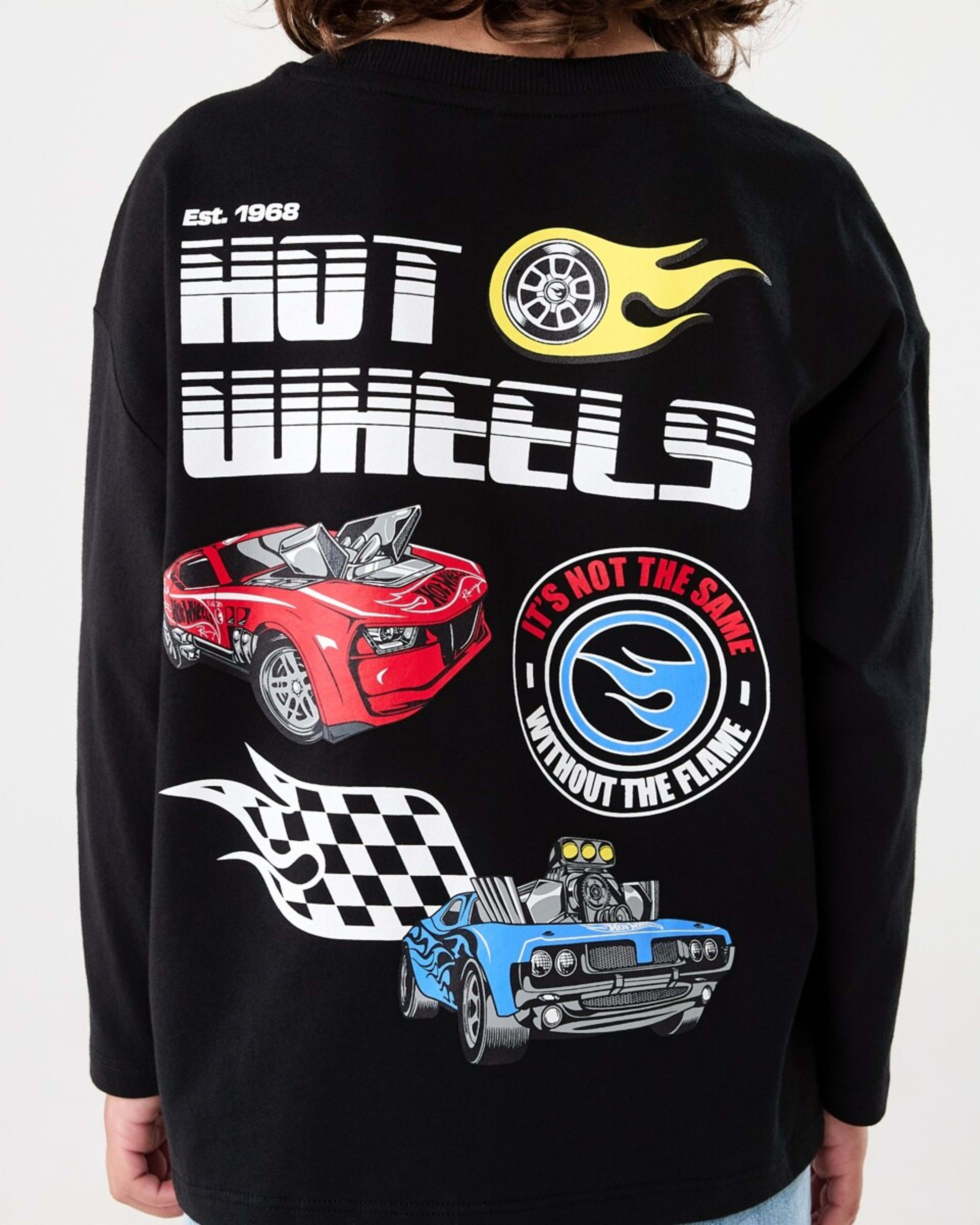 6 Hot Wheels License Long Sleeve T-shirt Hot Wheels, 6 of 8