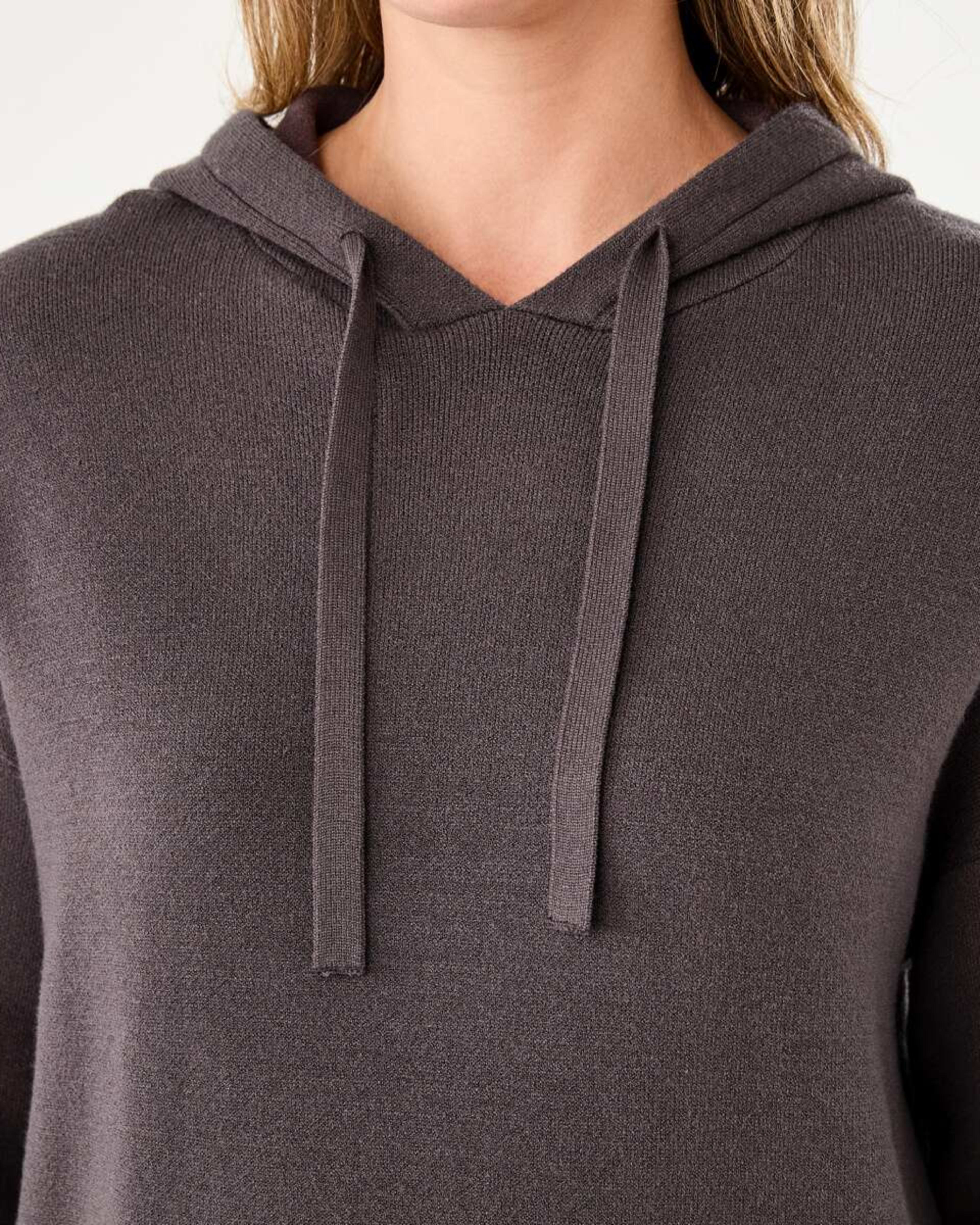 5 Compact Knit Hoodie Espresso, 5 of 7